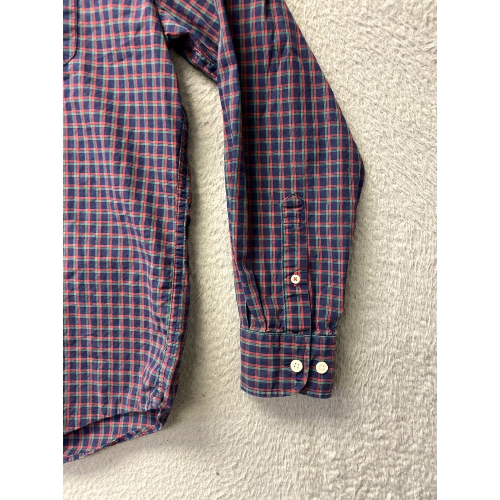 Tommy Hilfiger Tommy Hilfiger Button-Down Shirt Men’s M Multicolor Plaid Casual Travel Button-Up Collared Lightweight Cotton Regular Fit Size US M / EU 48-50 / 2 - 2 Thumbnail