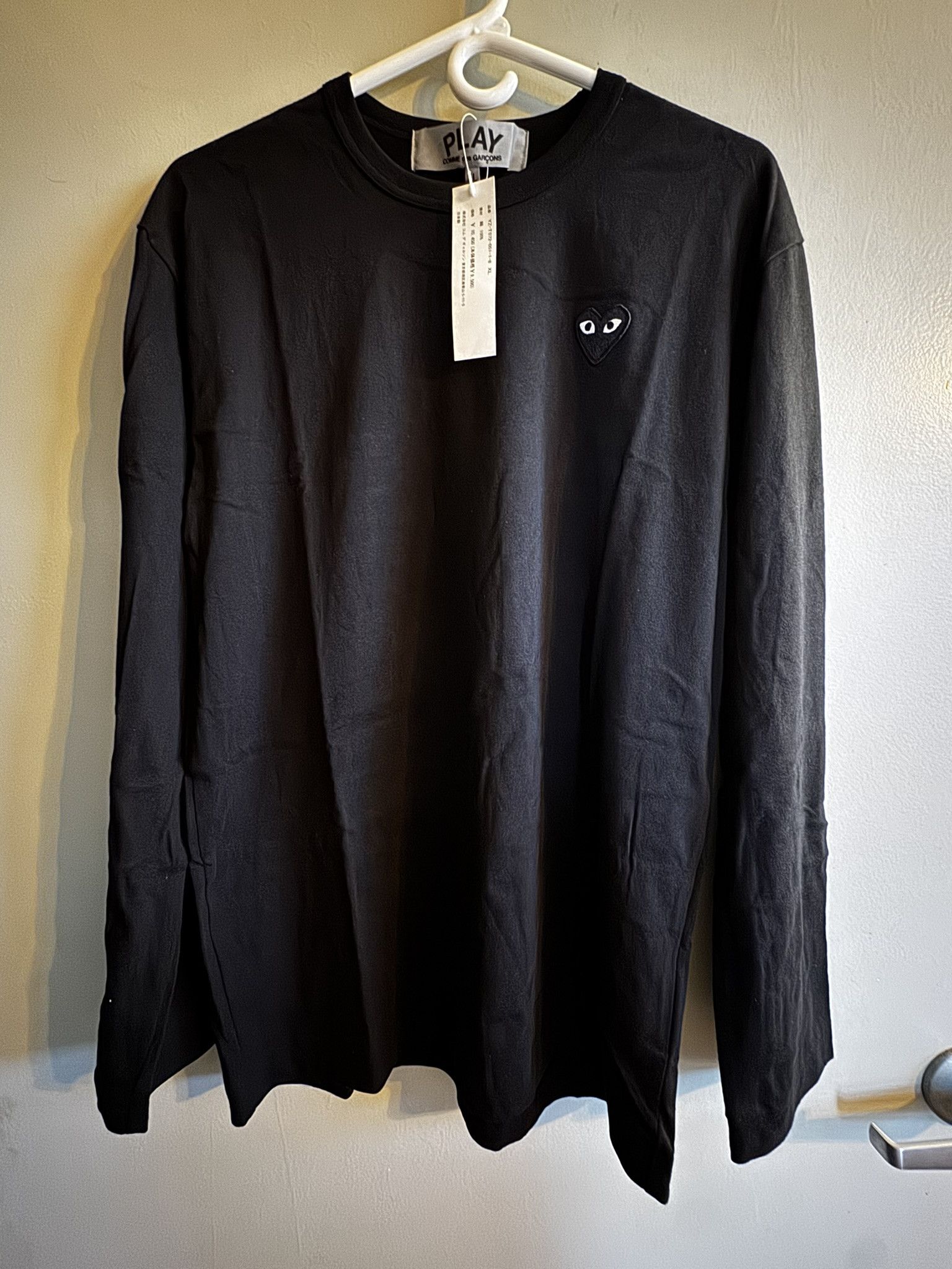 Comme des Garcons PLAY Graphic Heart Long-Sleeve Tee Size US XL / EU 56 / 4 - 3 Thumbnail