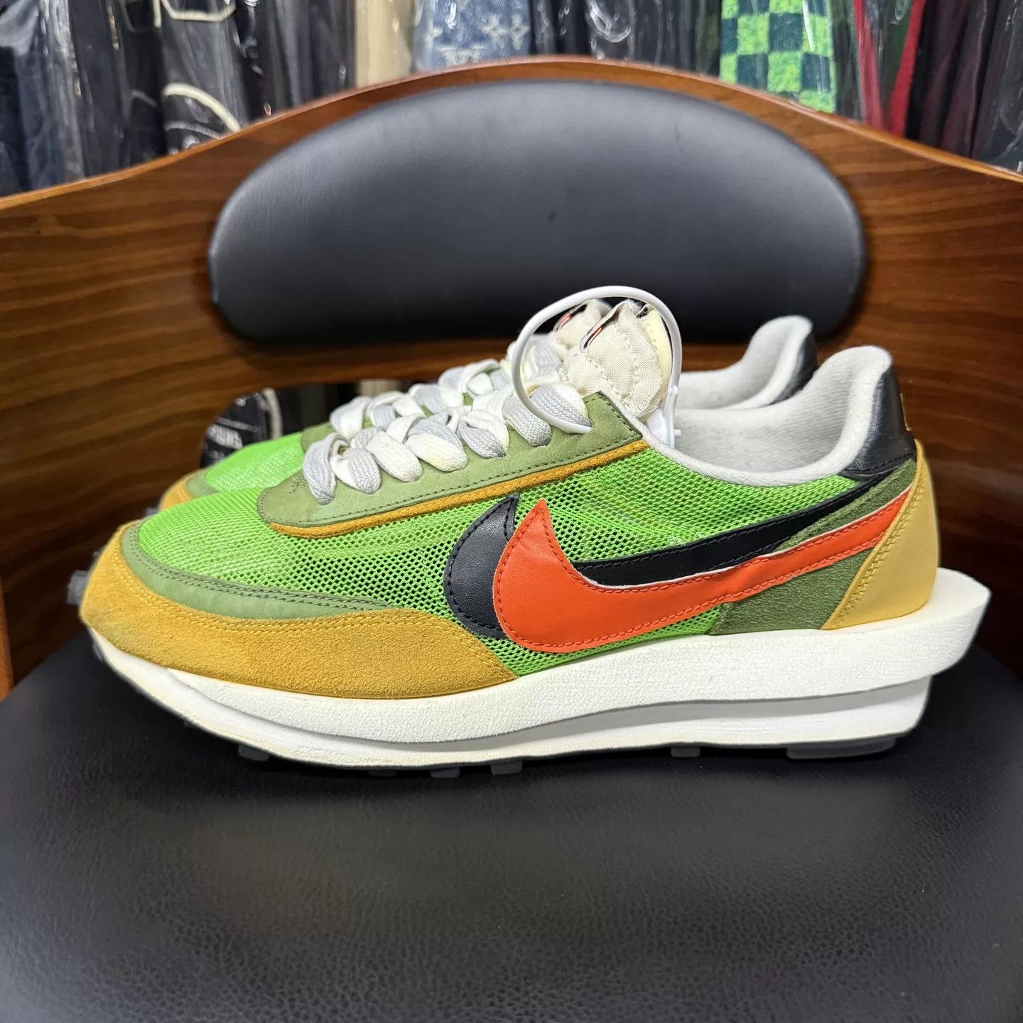 Sacai sacai Yellow & Green 1.0 Size 44 Mint Original Box Size US 11 / EU 44 - 6 Thumbnail