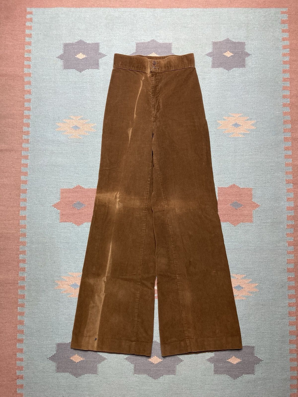 Levi's × Vintage 70s Levi’s corduroy bell bottoms elephant flare fade 9 24x31 Size 24" / US 00 / IT 34 - 6 Thumbnail