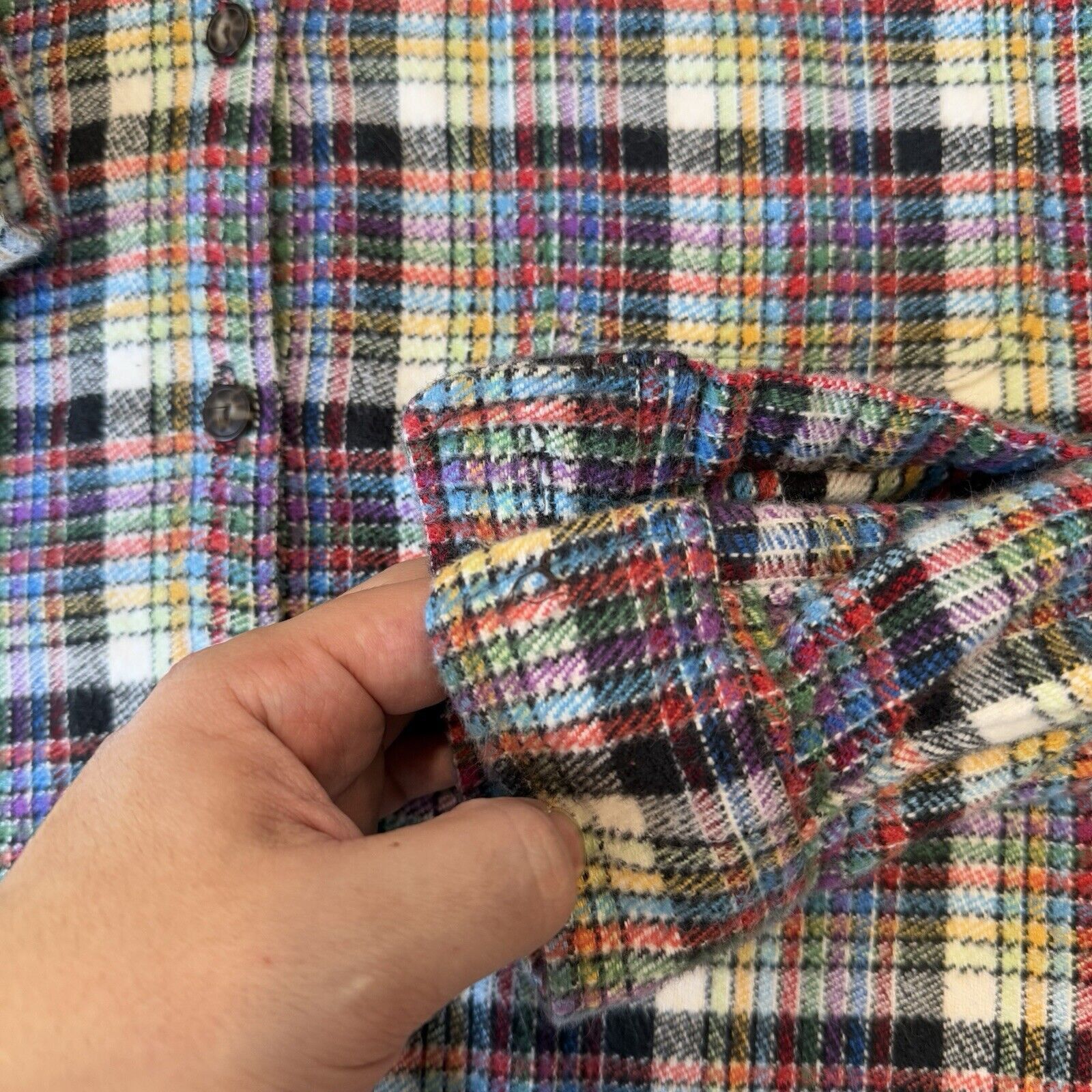 Outerknown Outerknown Shirt Small Multicolor Button Up Heavy Blanket Size S / US 4 / IT 40 - 5 Thumbnail