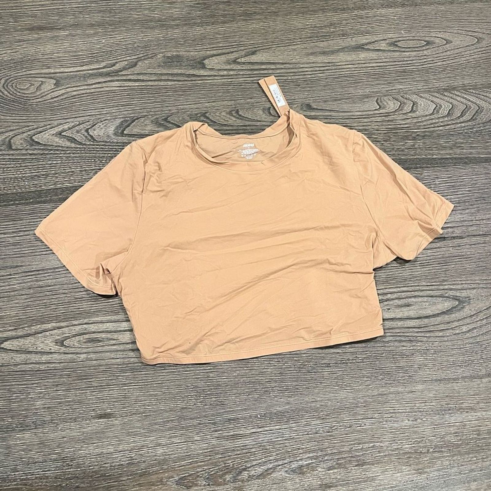 SKIMS NWT Skims Fits Everybody Super Cropped T-Shirt Ochre 2X Size XXL / US 16-18 / IT 52-54 - 1 Thumbnail