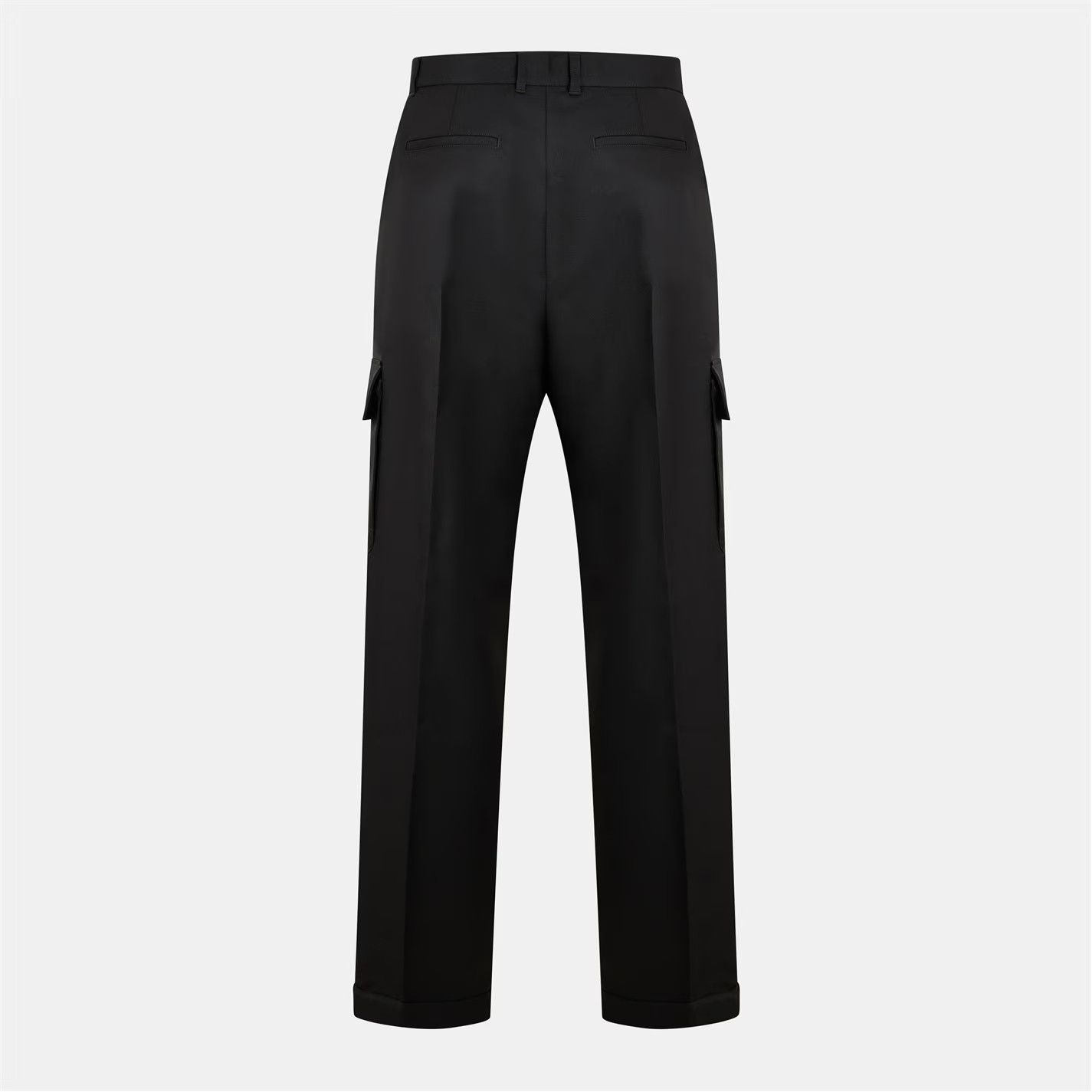 o1g2r1mq0226 Relaxed Fit Cargo Trousers In Black