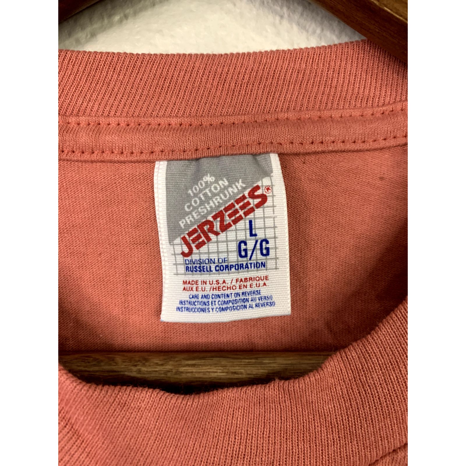 Jerzees Vintage Test Print Tee L USA Gatlinburg Maryland 90s Shirt Size US L / EU 52-54 / 3 - 7 Thumbnail