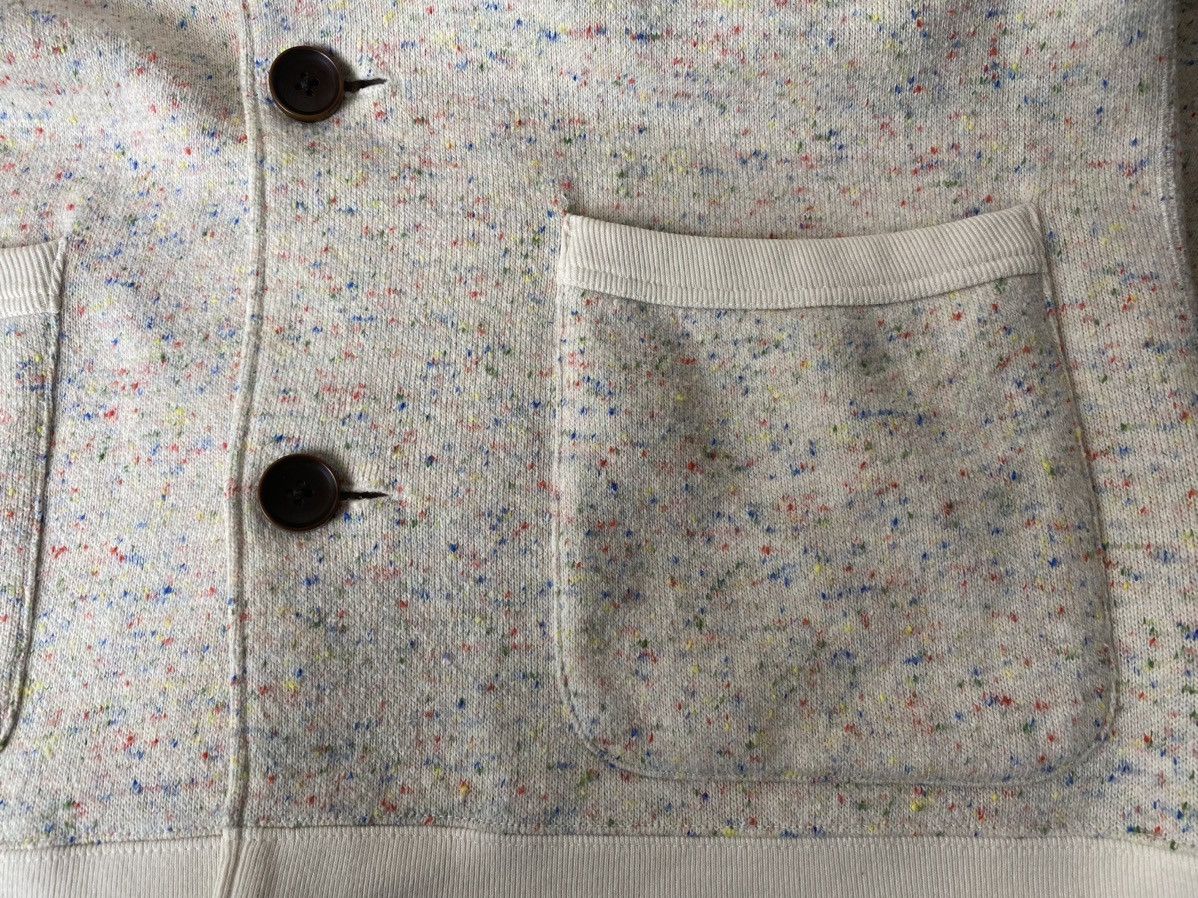 Bape A Bathing Ape Bape Knitted Jacket Hoodie XL Beige Rainbow Size US XL / EU 56 / 4 - 8 Thumbnail