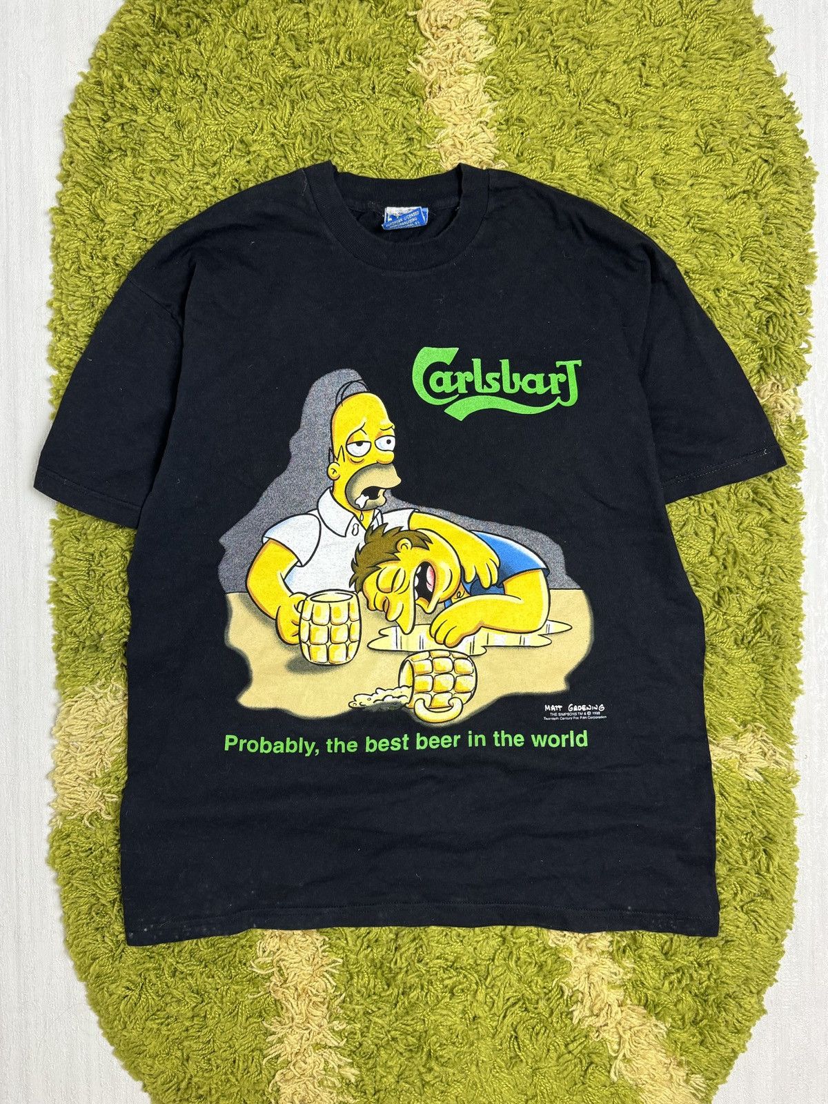Band Tees × The Simpsons The Simpson 1998 Homer Simpson More Beer Humor T Shirt Size US L / EU 52-54 / 3 - 1 Thumbnail