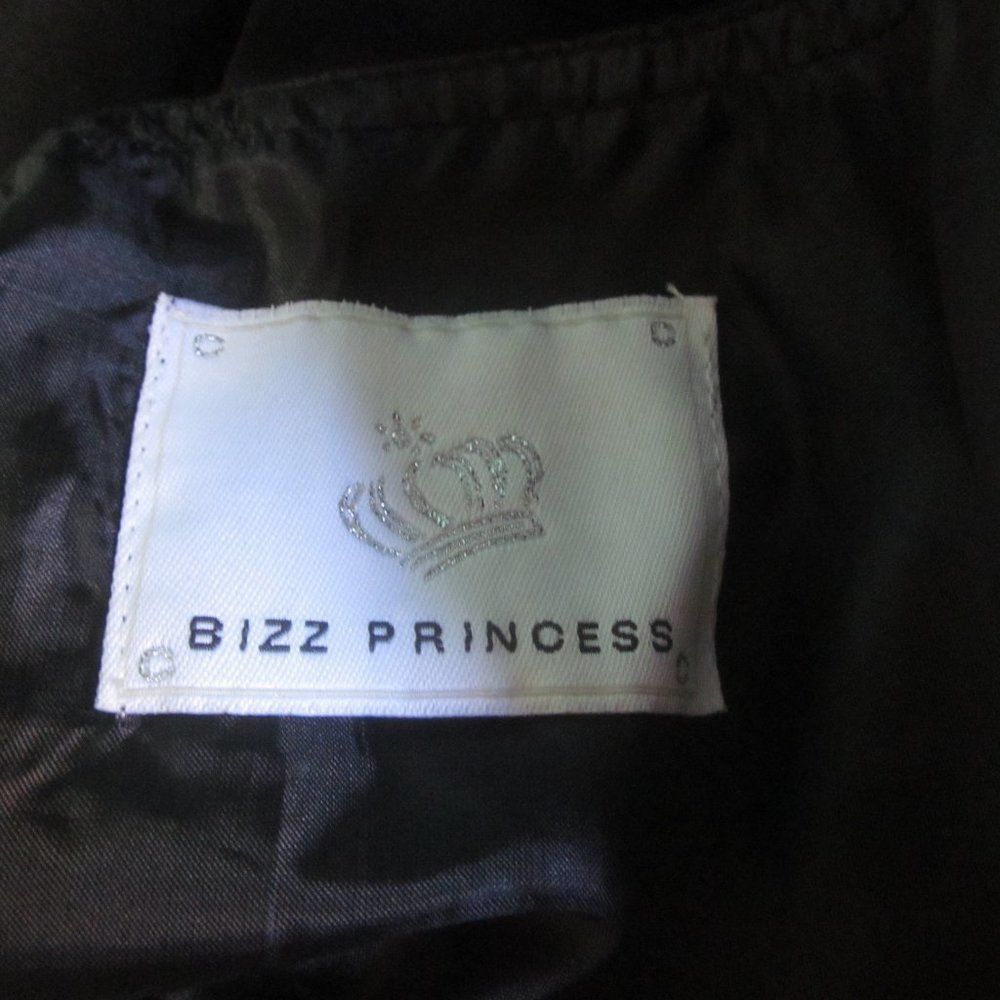 PRINCESS POLLY Bizz Princess Black Silk Dress Size S Beaded Leaf Pattern em Size S / US 4 / IT 40 - 4 Thumbnail