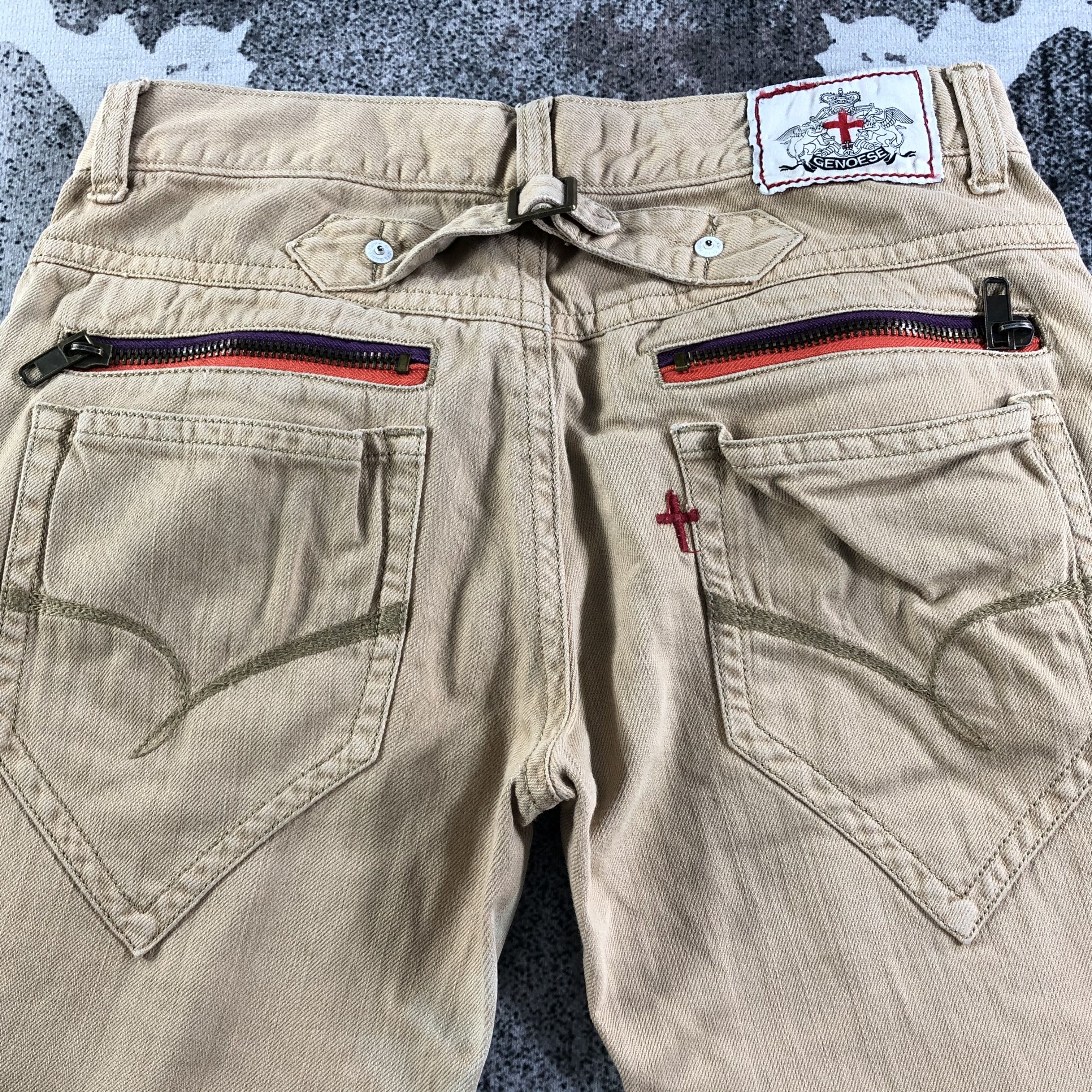 Japanese Brand Japanese Genoese Jeans Faded Denim KJ2681 Size US 32 / EU 48 - 4 Thumbnail