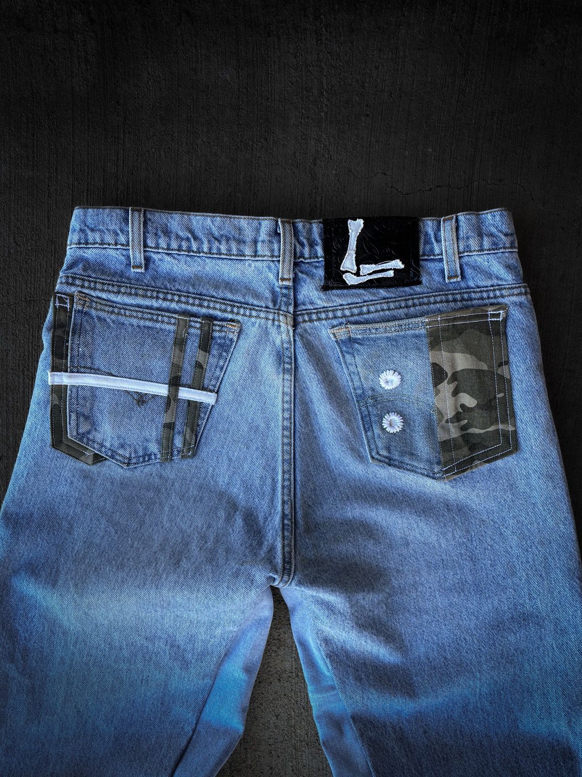 Other Lemahnt 'goflxsmo' Flared Denim Size US 33 - 3 Thumbnail