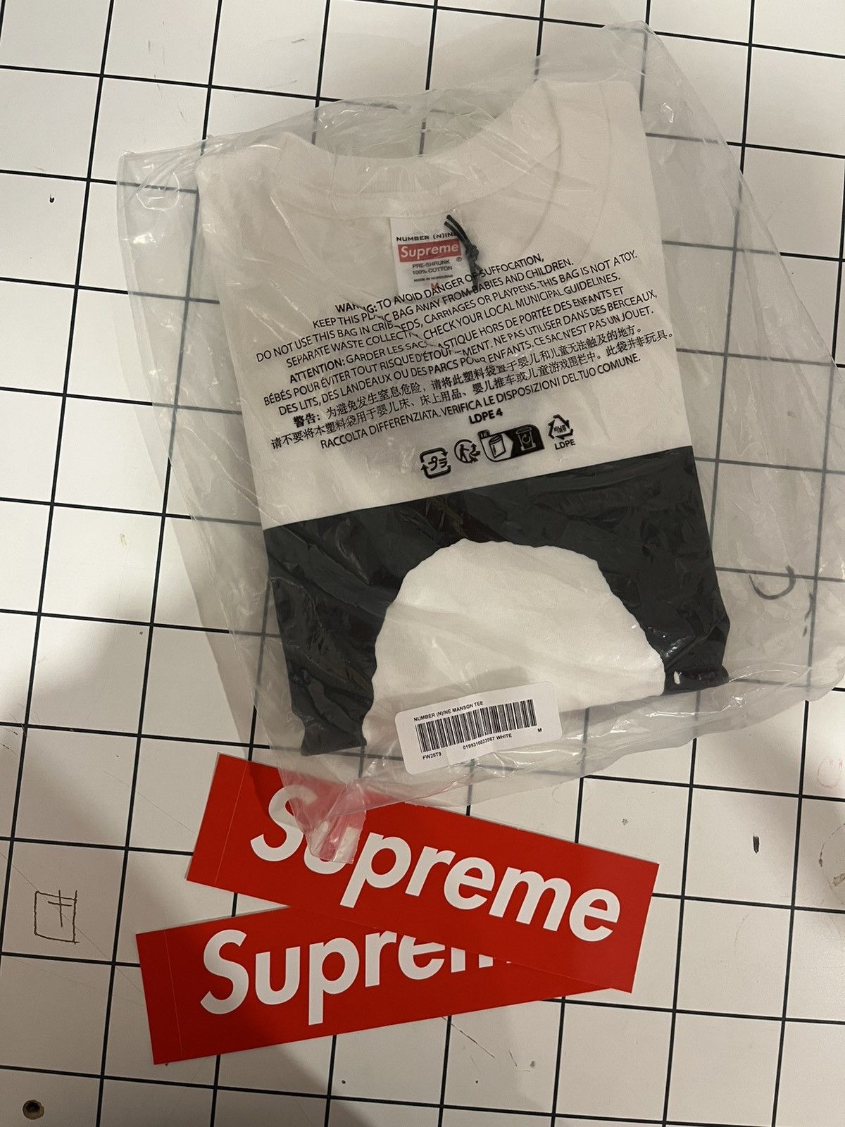 Supreme Supreme x Number (nine) manson shirt Size US M / EU 48-50 / 2 - 2 Thumbnail
