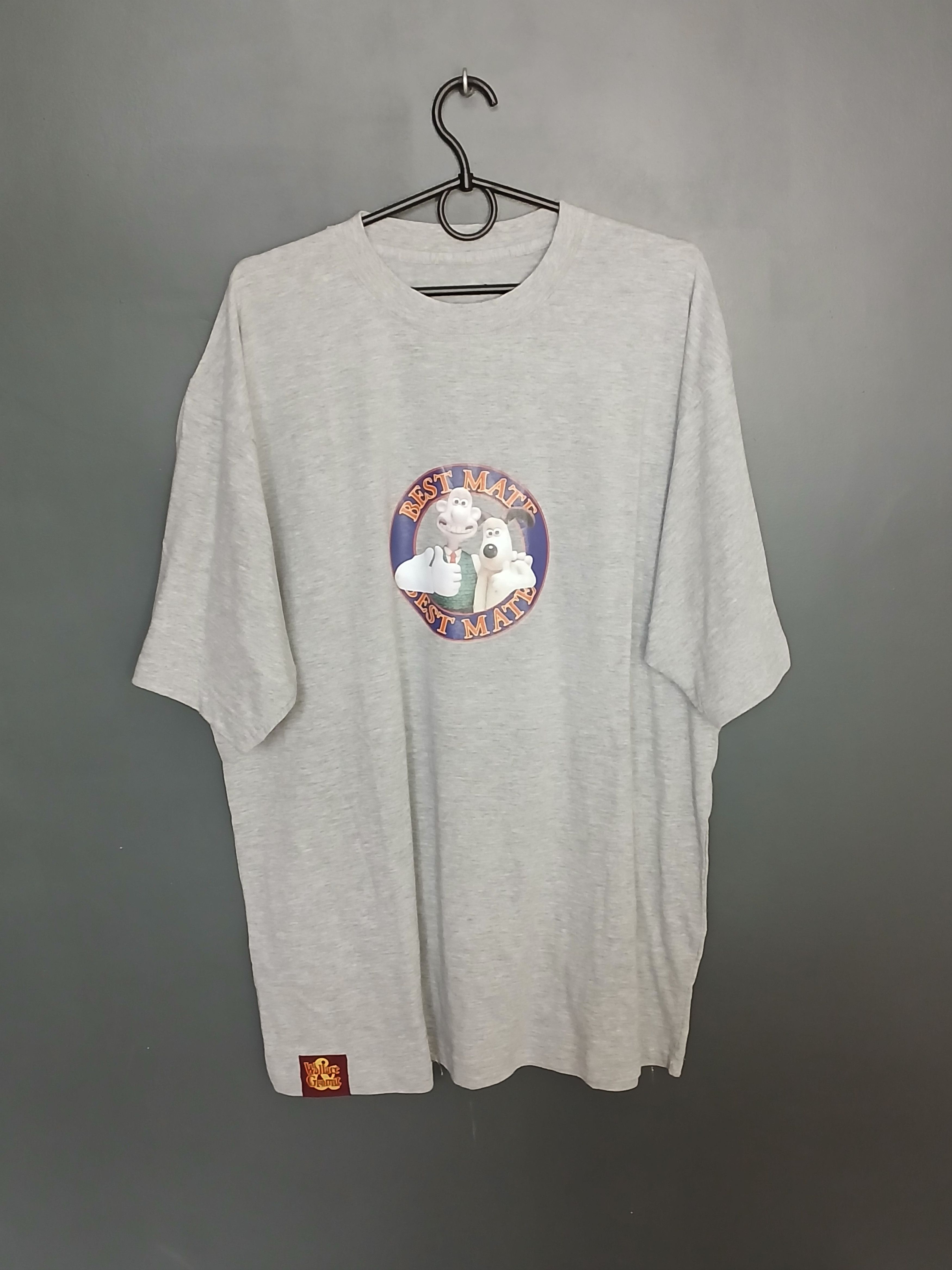 Vintage Vintage Wallace & Gromit T-Shirt Size US XL / EU 56 / 4 - 1 Thumbnail