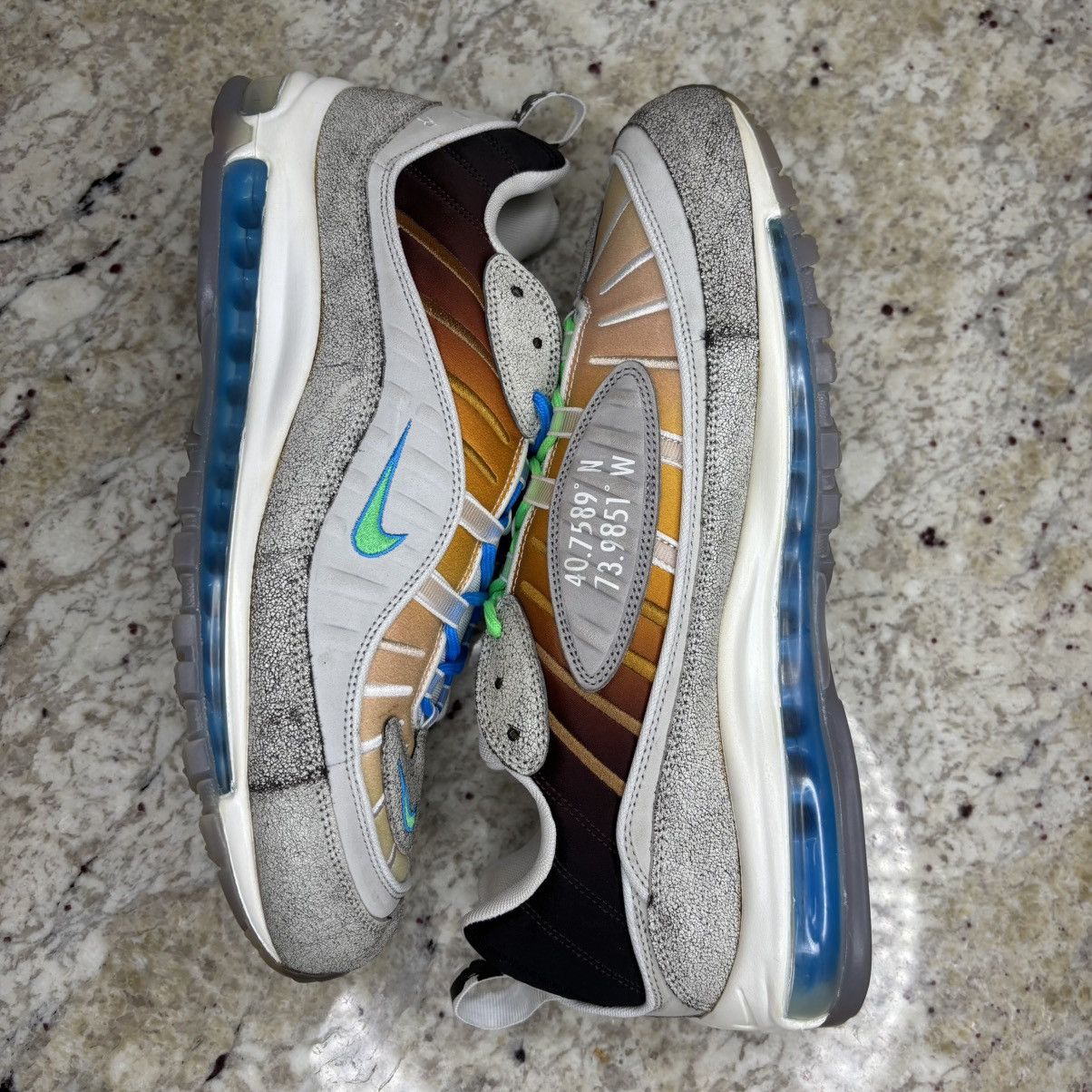 Nike Size 13-Nike Air Max 98 On Air NYC La Mezcla CLEAN NO BOX Size US 13 / EU 46 - 15 Thumbnail