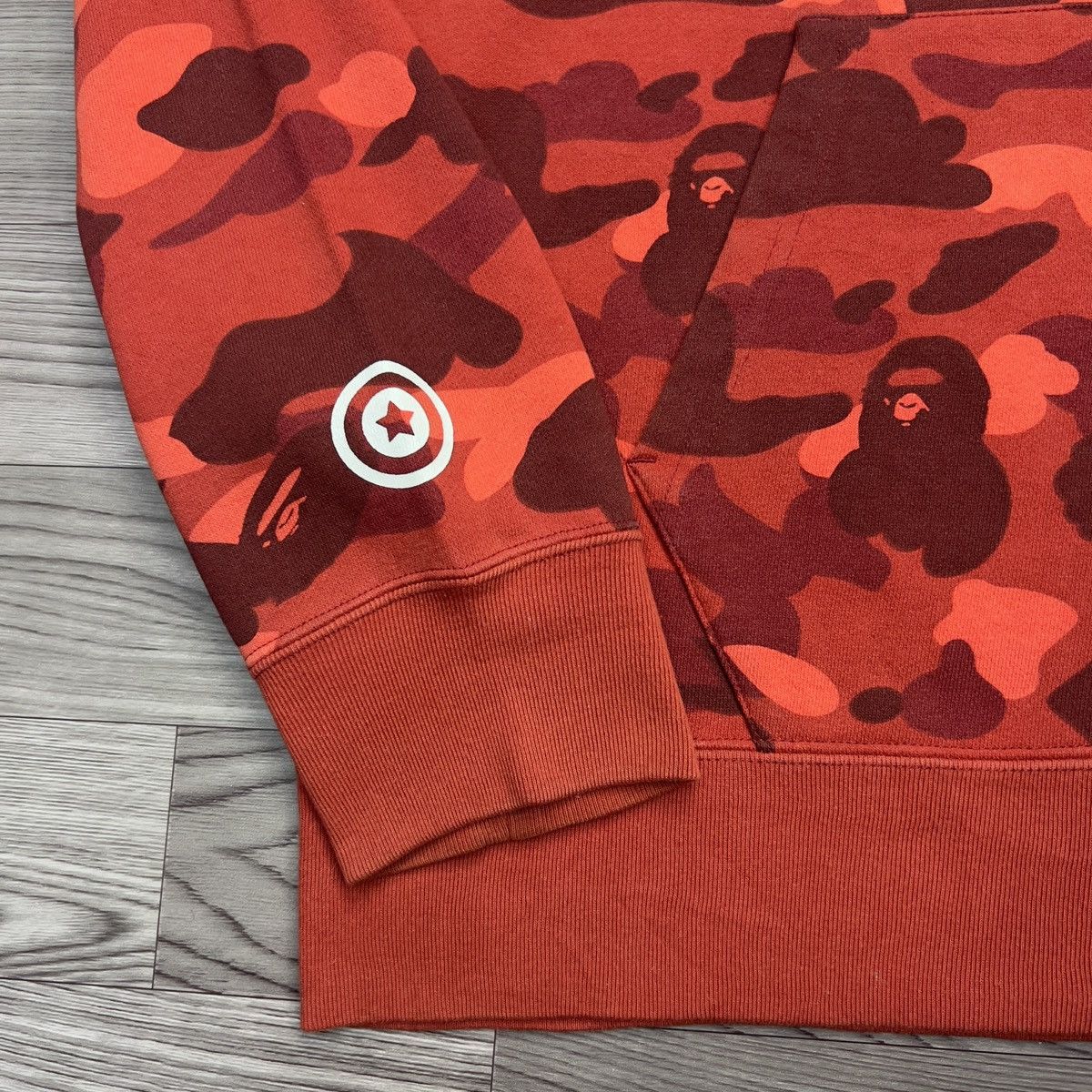Bape Bape Red Camo Shark Full Zip Hoodie Size US XL / EU 56 / 4 - 22 Thumbnail