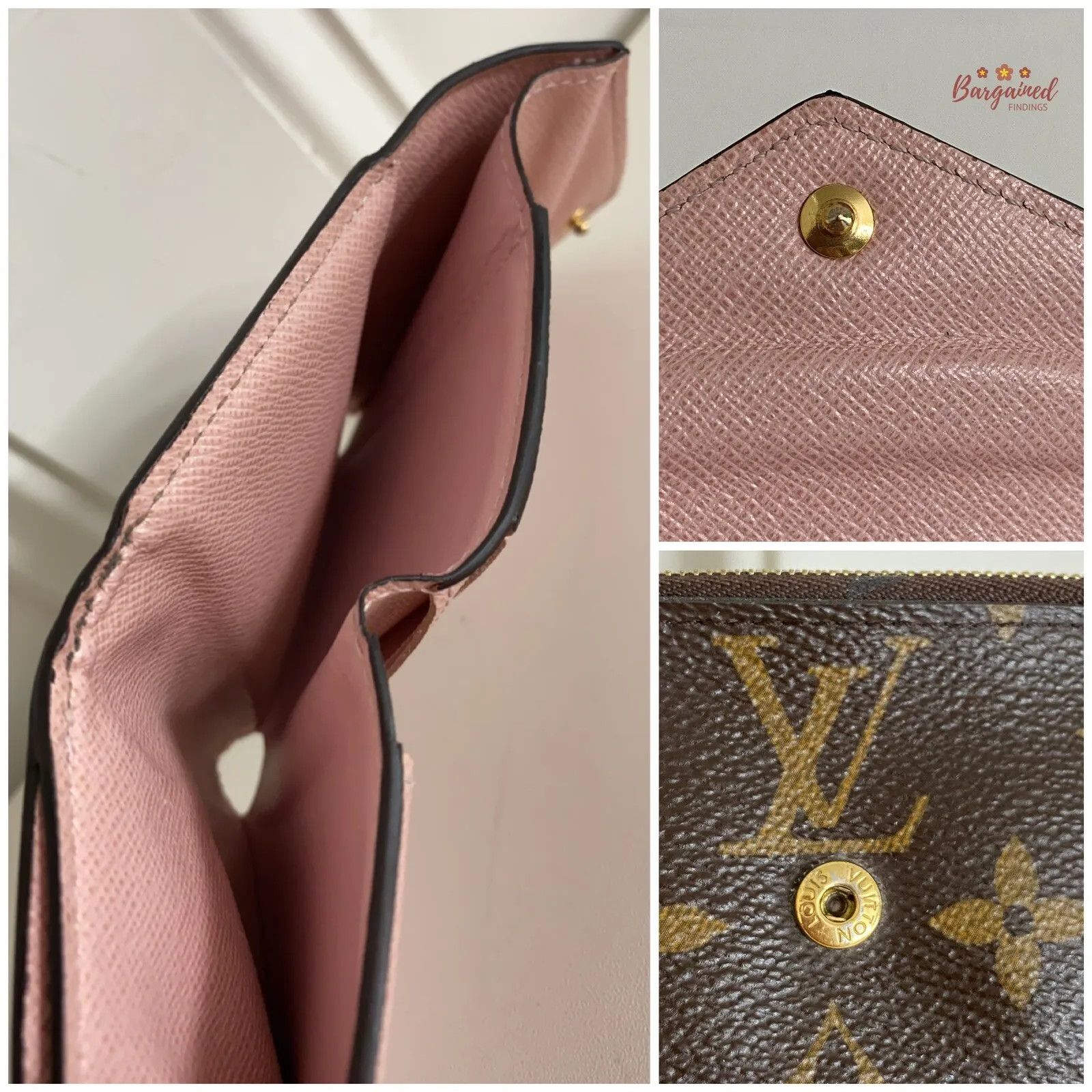 Louis Vuitton Louis Vuitton Ballerine Monogram Canvas Leather Zoe Wallet Size ONE SIZE - 11 Thumbnail