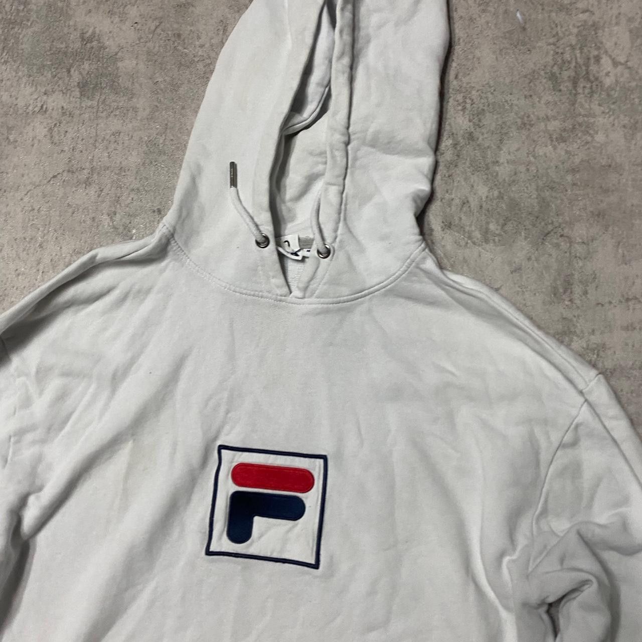 Fila White Fila hoodie #hoodie Size US M / EU 48-50 / 2 - 2 Thumbnail