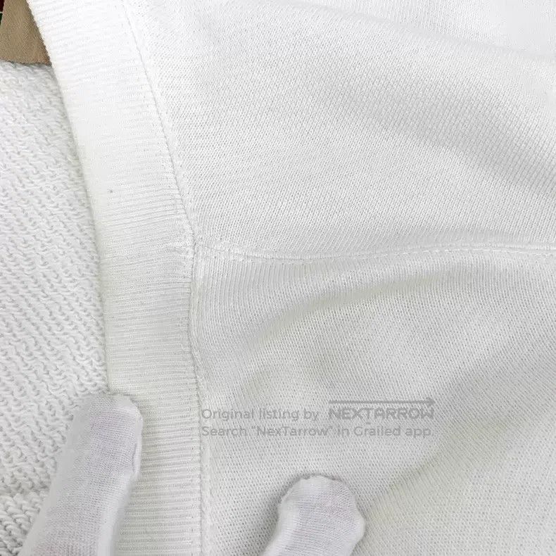 Gucci Gucci White logo letter print cotton round-neck long-sleev Size US M / EU 48-50 / 2 - 8 Thumbnail