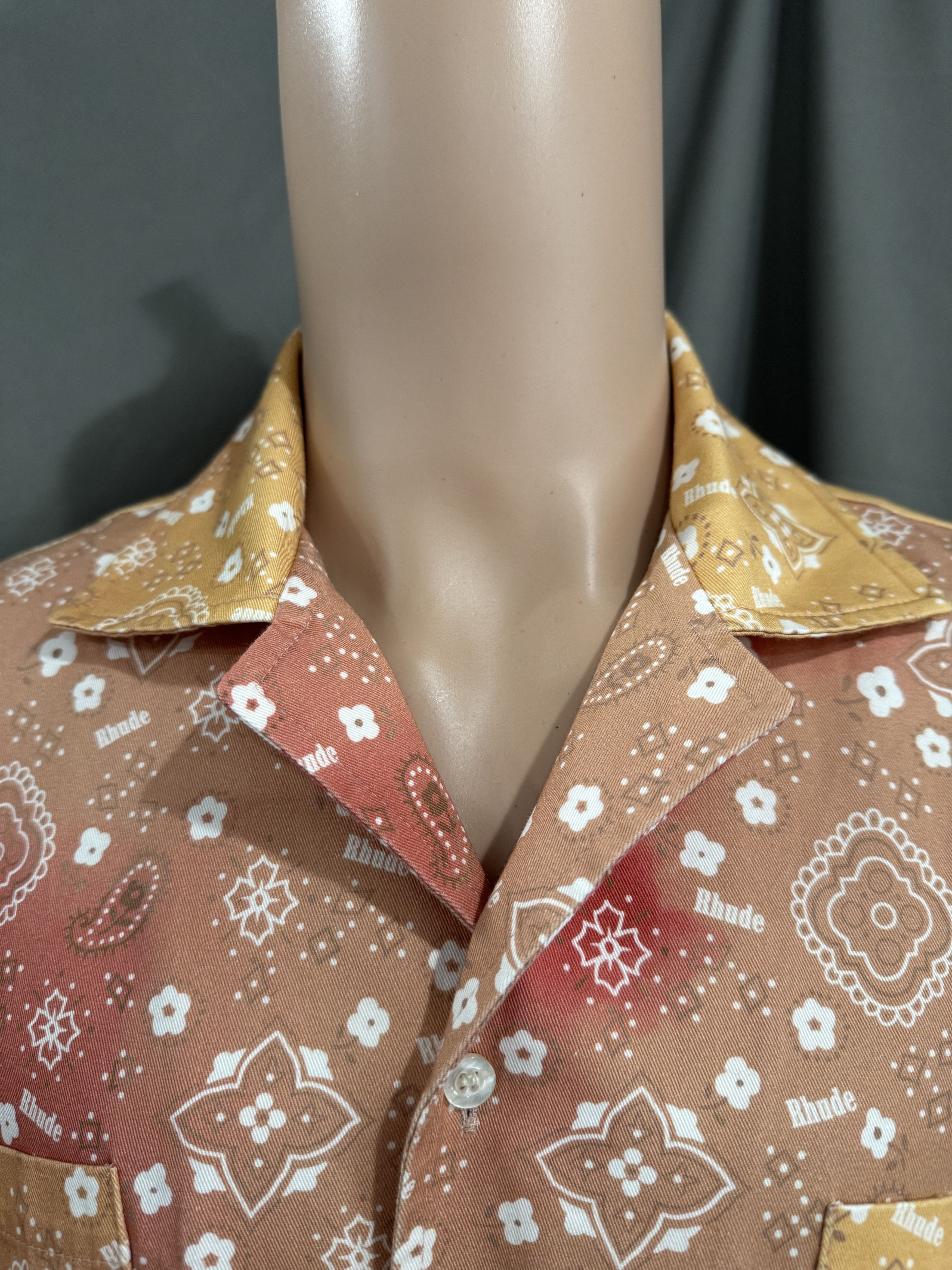 Rhude Rhude Bandana Paisley Button Up Shirt Size Small Size US S / EU 44-46 / 1 - 5 Thumbnail