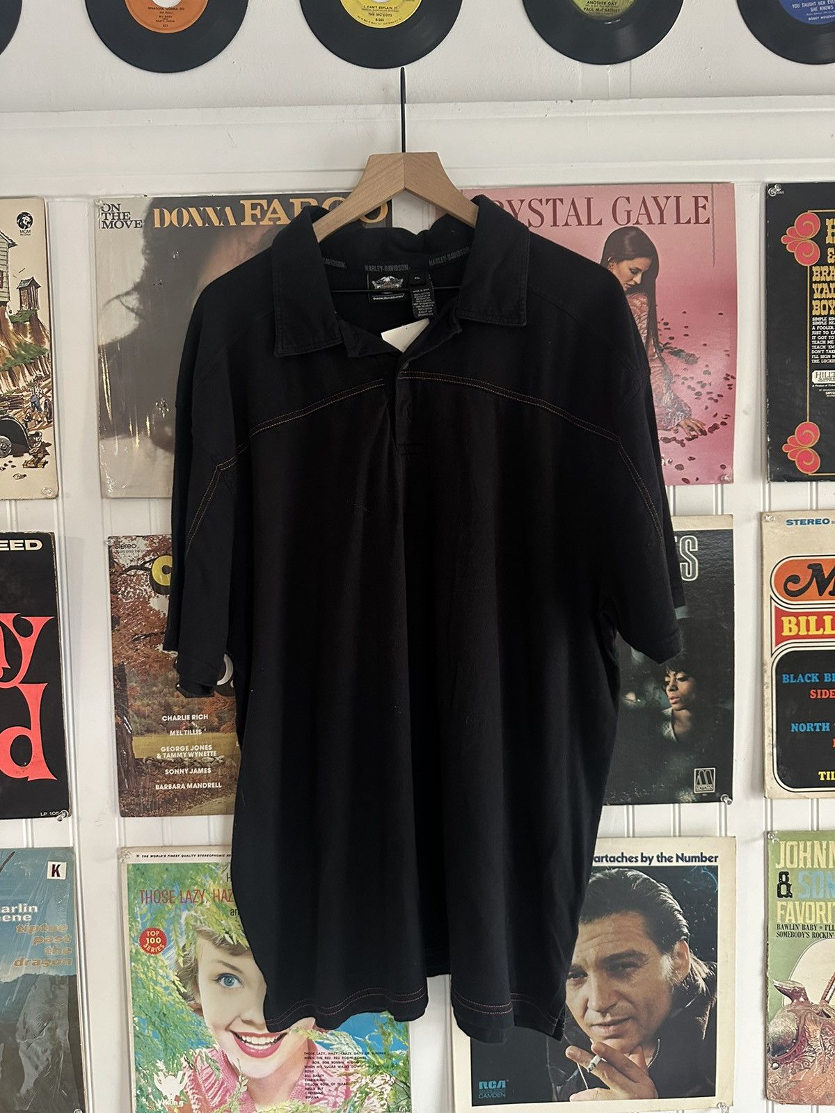 Harley Davidson Harley Davidson black polo shirt Size US XXL / EU 58 / 5 - 4 Thumbnail