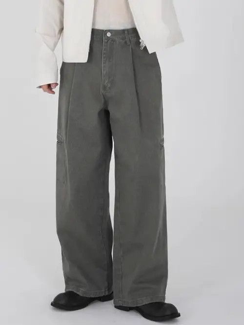 VIBE Blue Wide Leg Flare Denim Jeans Size US 32 / EU 48 - 1 Thumbnail