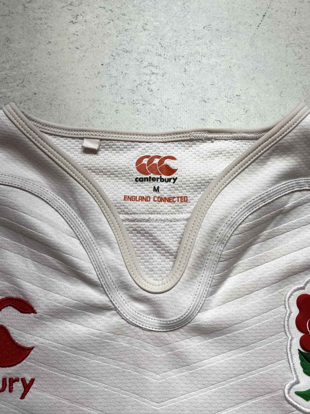 Other Canterbury England Rugby Union Mens M White Jersey Shirt Size US M / EU 48-50 / 2 - 10 Thumbnail