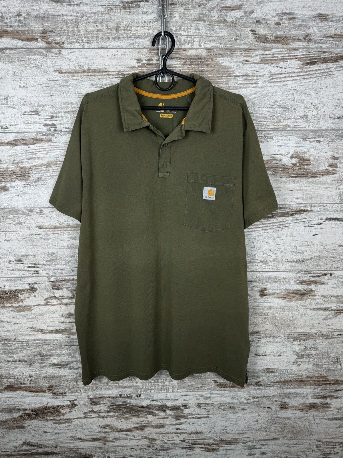Carhartt Mens Vintage Carhartt Wip polos T-shirt tee distressed Size US XL / EU 56 / 4 - 1 Thumbnail