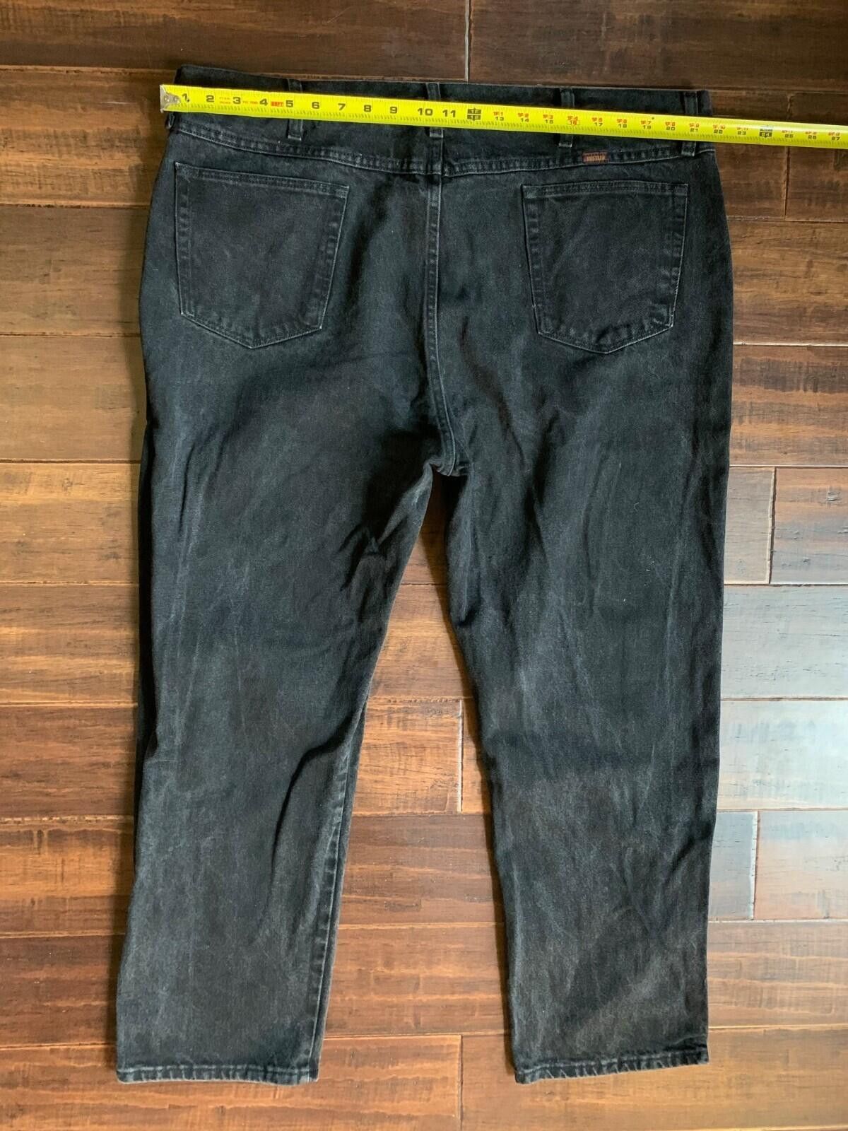 Rustler Rustler Men's Jeans 44x30 Black Straight Leg Denim Jeans Size US 44 / EU 60 - 5 Thumbnail