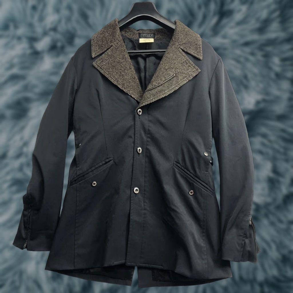 Matsuda VINTAGE Matsuda Jacket Coat Black Brown Button Made In Japan Womens Size 50 Nylon Polyester Parka Unisex Adults Size XL / US 12-14 / IT 48-50 - 1 Thumbnail