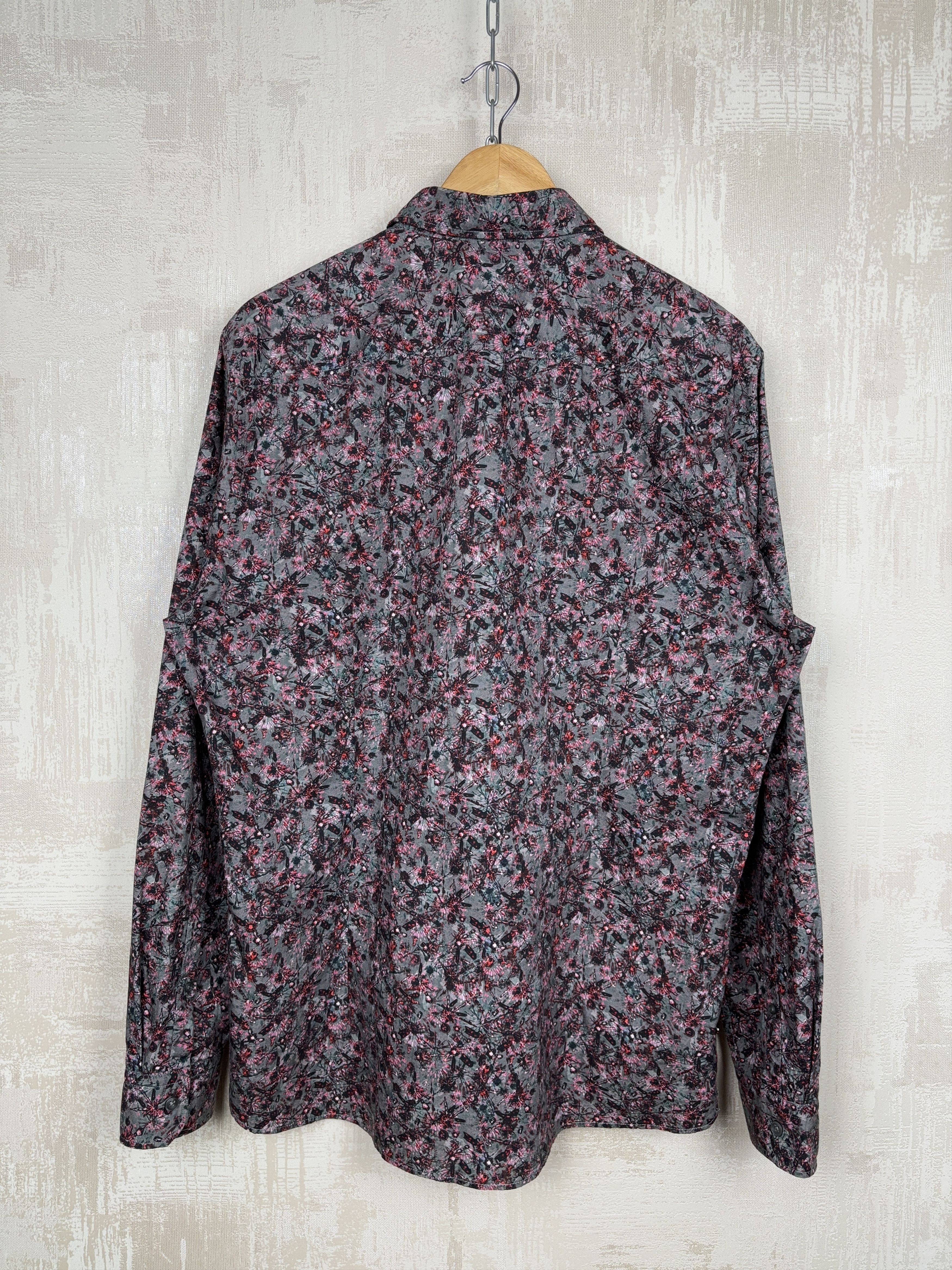 Strellson Strellson Floral Long Sleeve Shirt Button Down Size US L / EU 52-54 / 3 - 14 Thumbnail