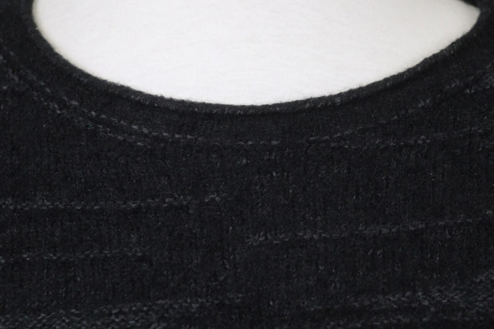Transit Transit Black Knitted Crew Neck Stretchable Pullover Sweater Size M / US 6-8 / IT 42-44 - 5 Thumbnail