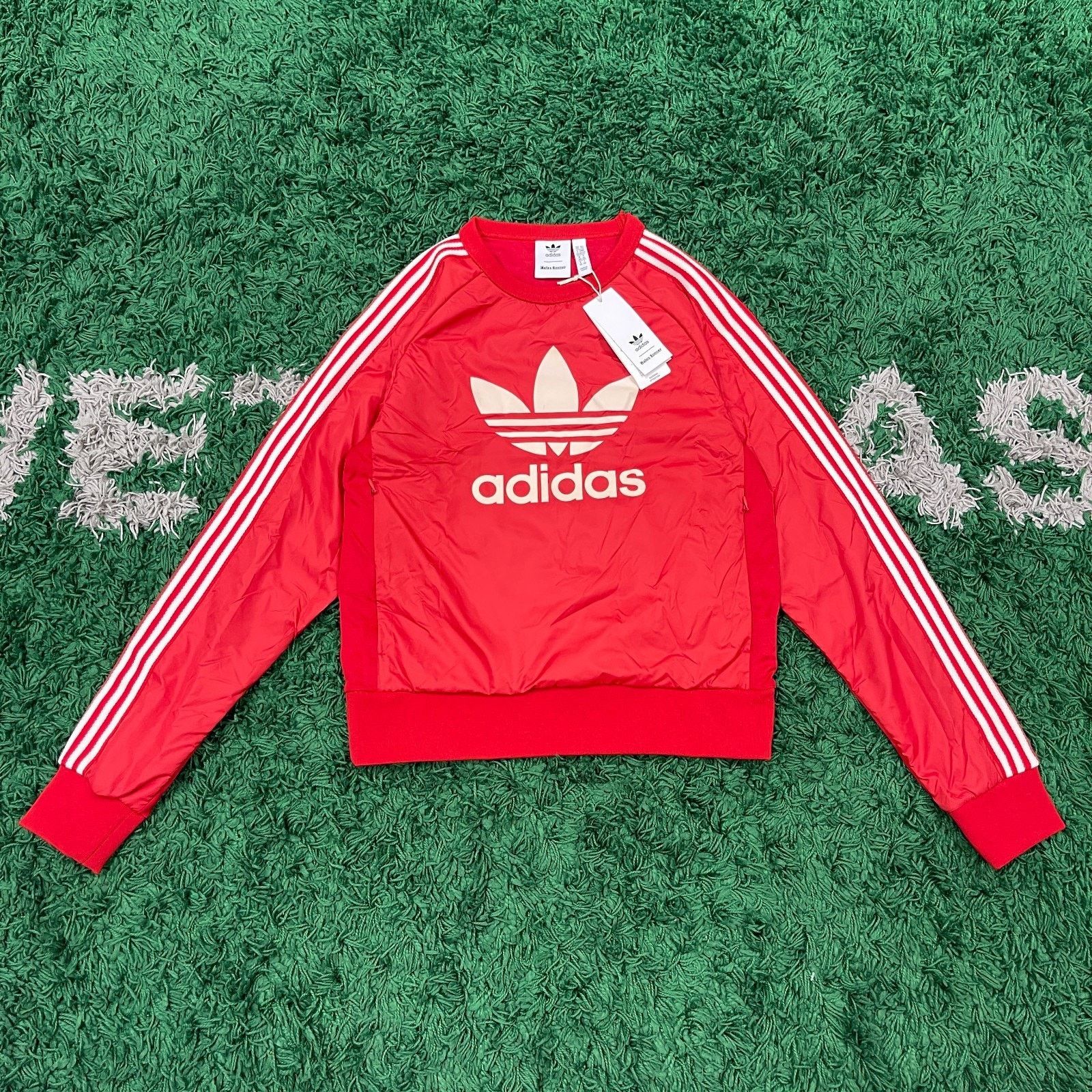 Adidas × Wales Bonner New FW24 adidas x Wales Bonner Nylon Crewneck Red Sweater Size XS / US 0-2 / IT 36-38 - 1 Thumbnail