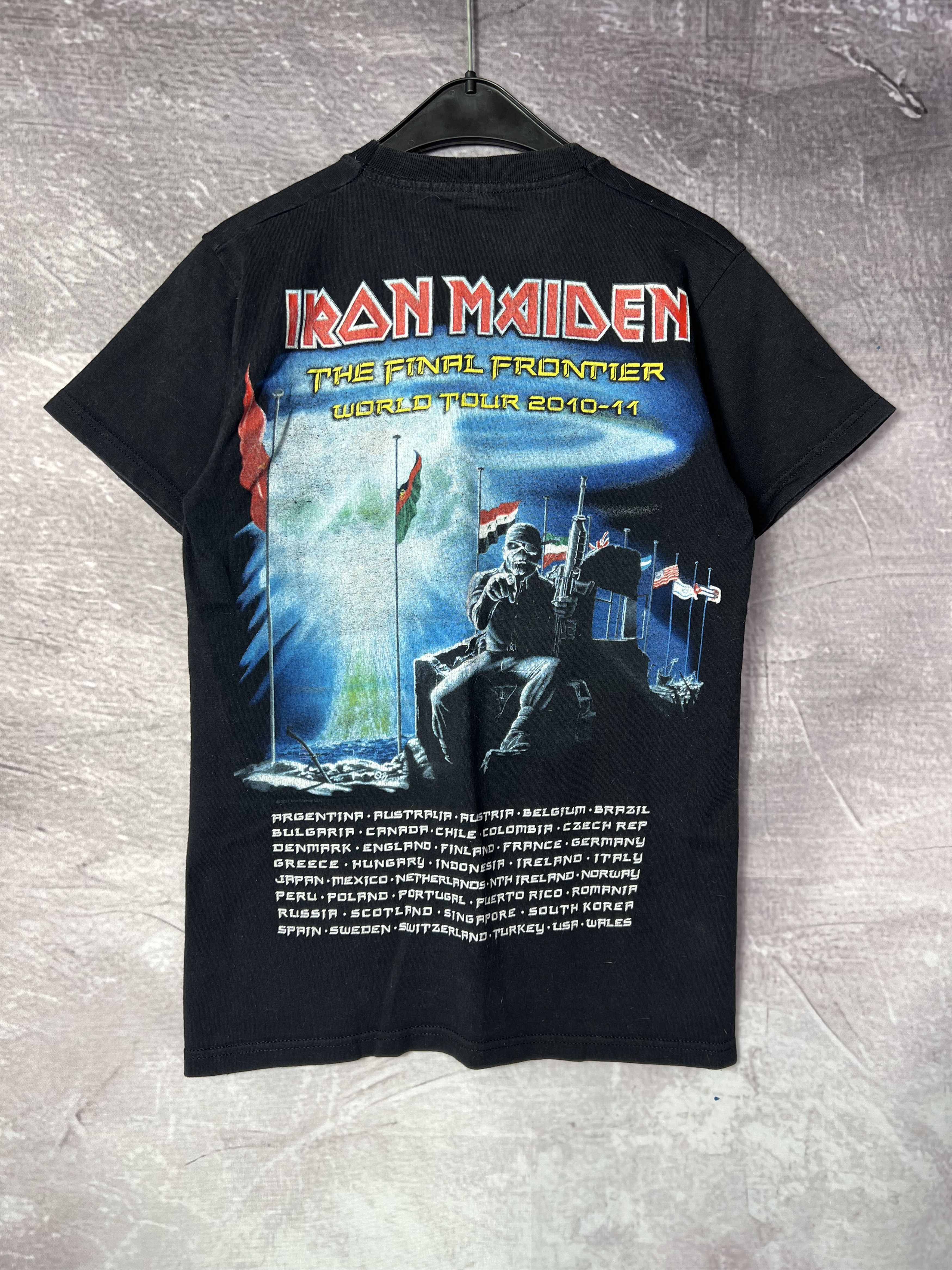 Iron Maiden × Vintage Iron Maiden 2010 The Final Frontier World Tour T-shirt Size US S / EU 44-46 / 1 - 2 Thumbnail