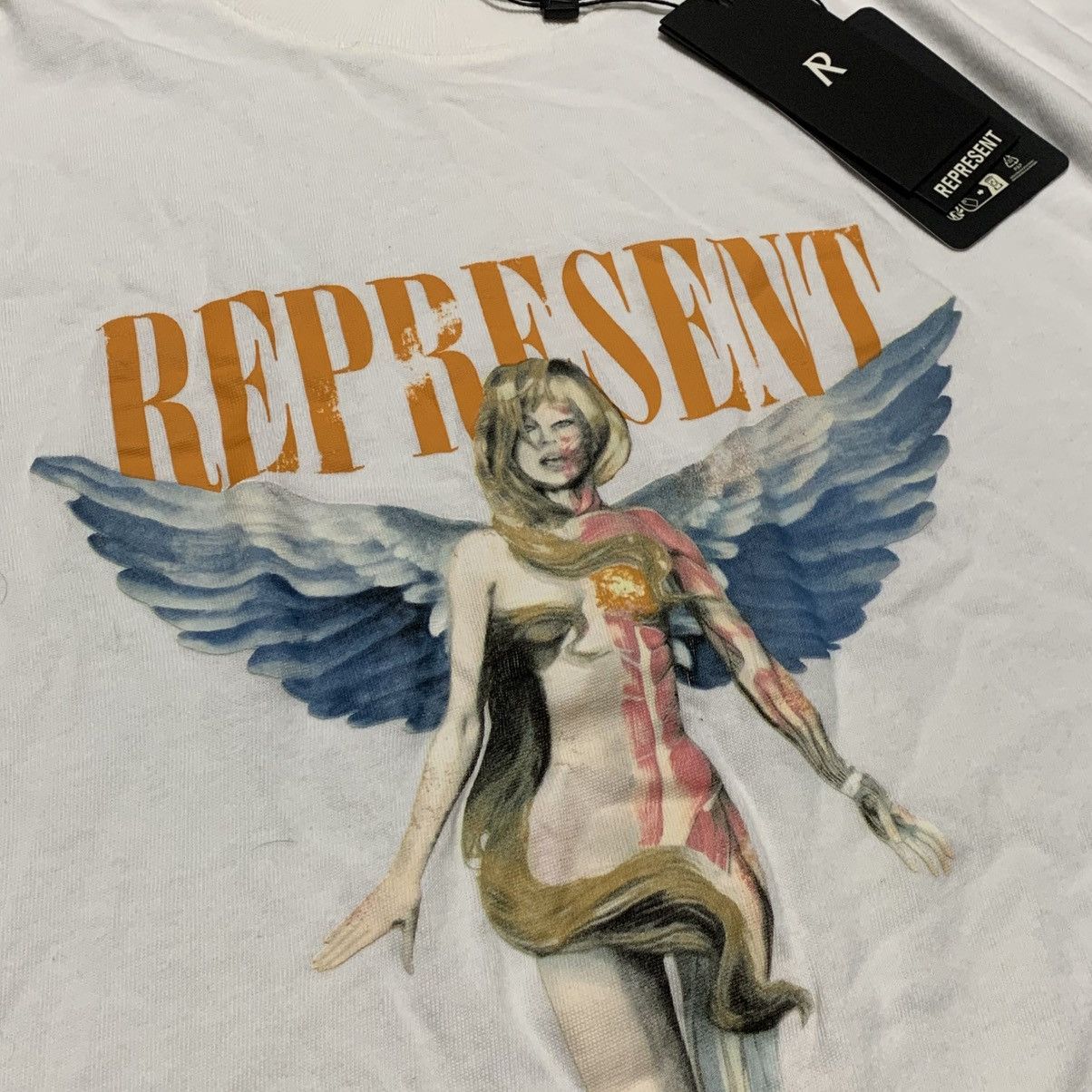 Represent Clo. Represent XS Reborn Flat White Tee Size US XS / EU 42 / 0 - 3 Thumbnail