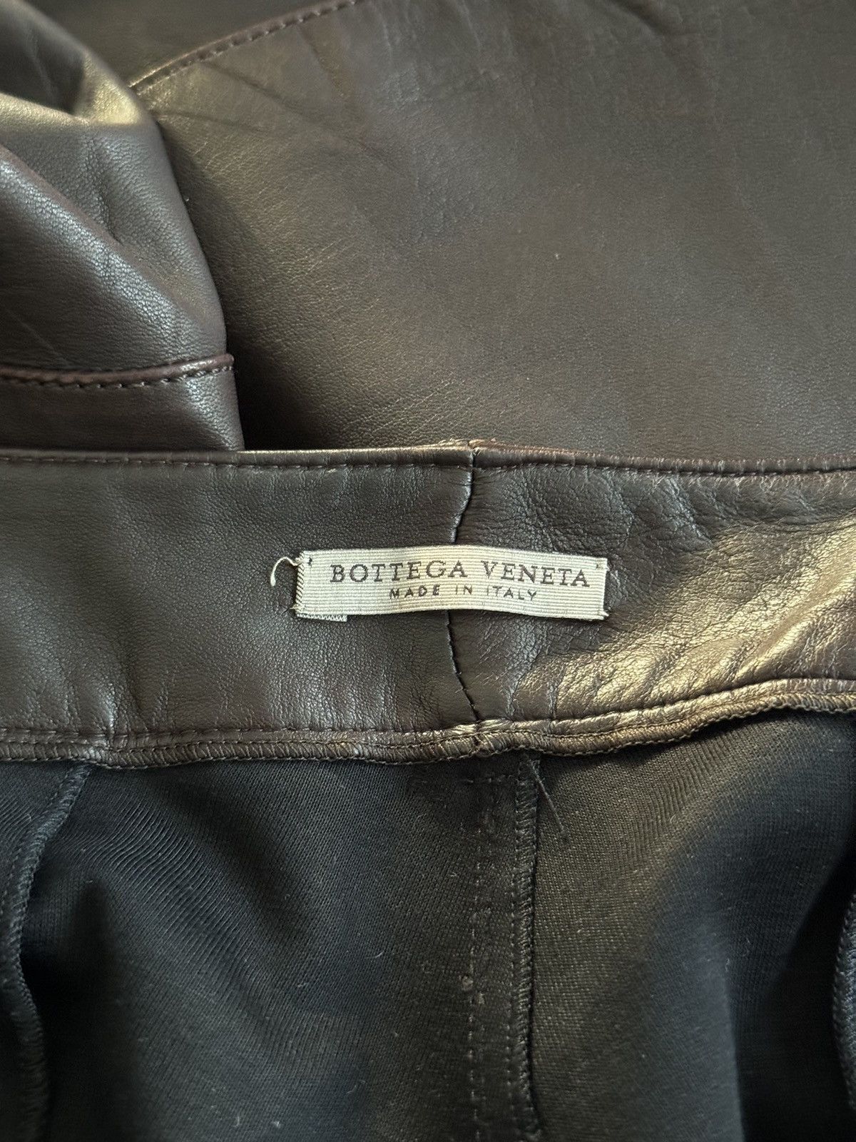 Bottega Veneta FW12 Brown Leather Pants 52 Size US 36 / EU 52 - 18 Thumbnail