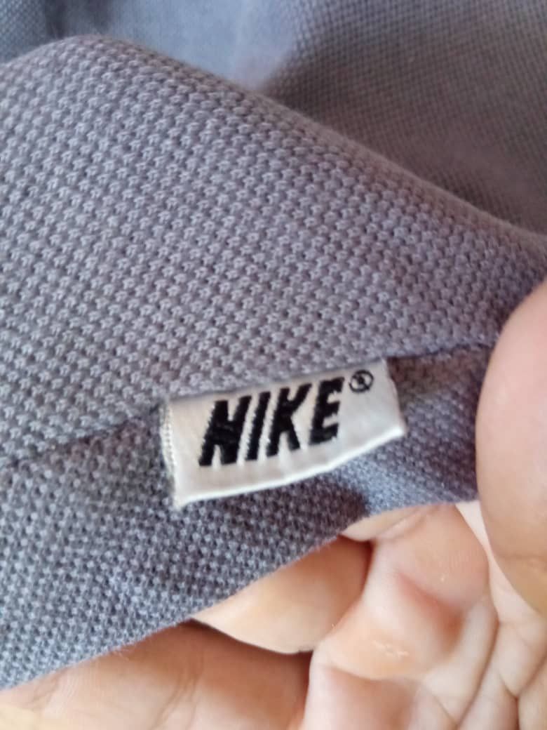 Nike × Vintage Nike Vintage polo 90s Made in USA swoosh embroidered Size US L / EU 52-54 / 3 - 8 Thumbnail