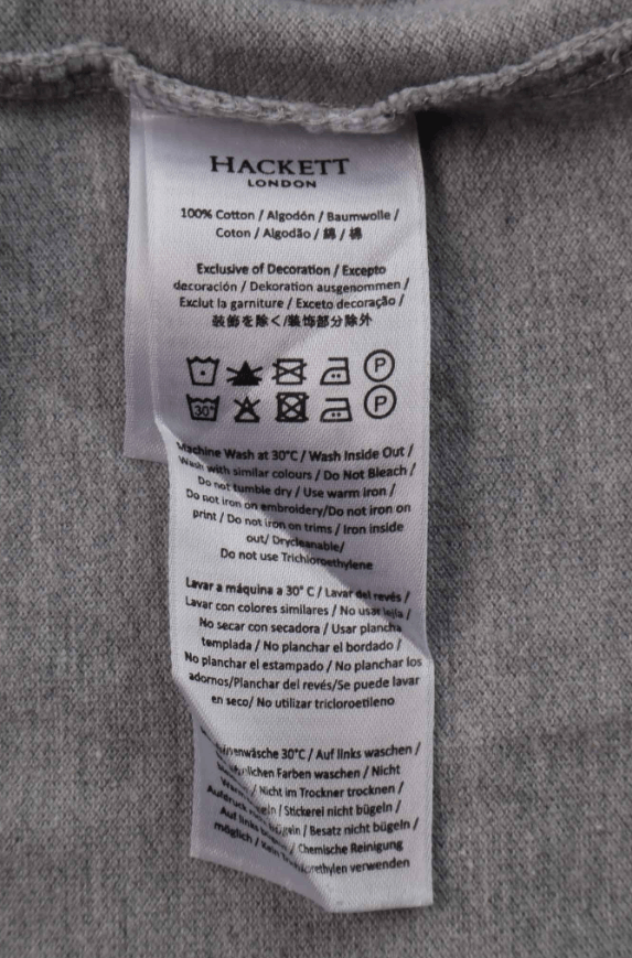 Hackett Hackett London Classic Fit Grey Logo Polo Shirt Size M Size US M / EU 48-50 / 2 - 4 Thumbnail