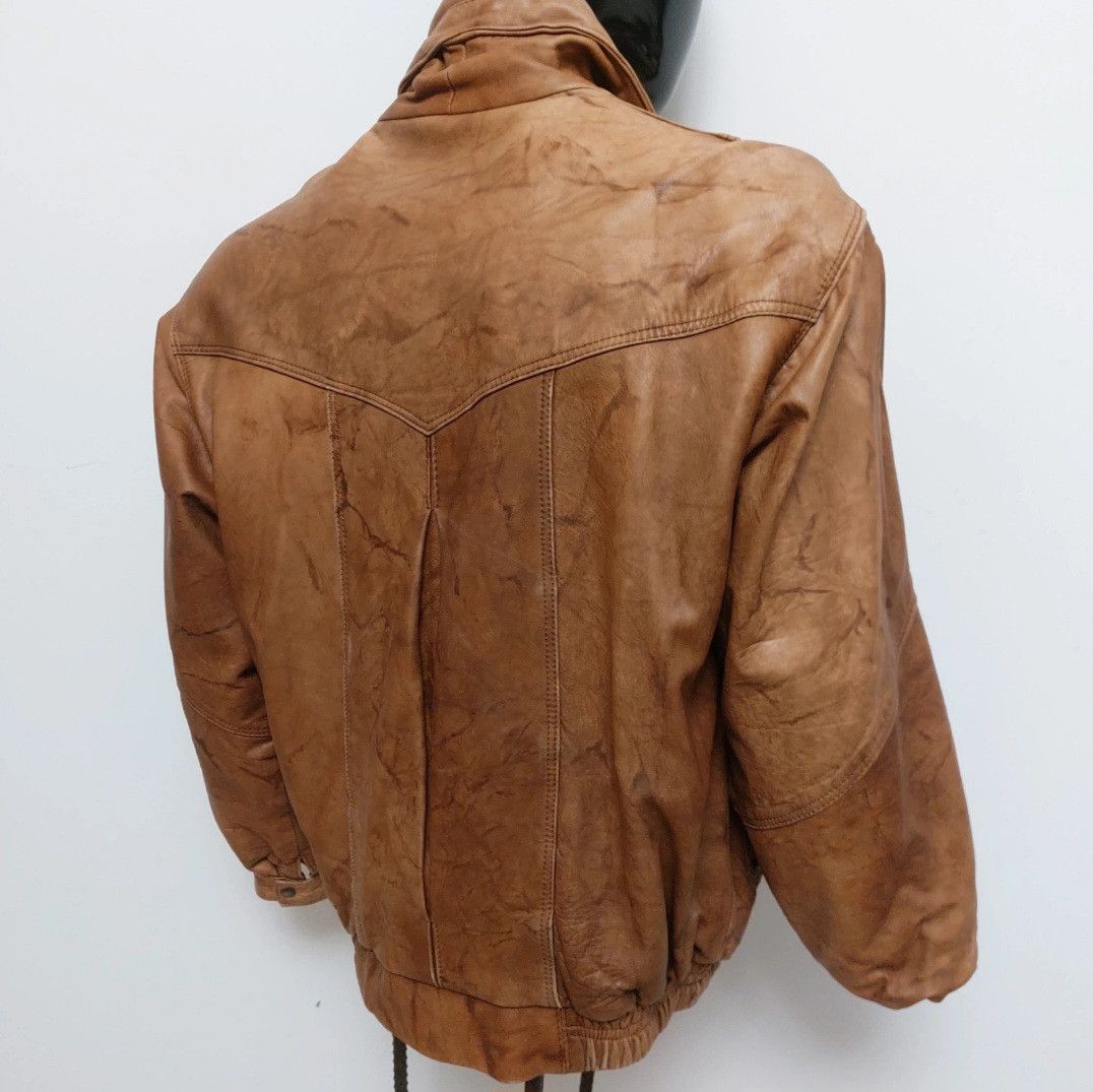 Other Vintage HC Houidi leather bomber jacket Size US XL / EU 56 / 4 - 5 Thumbnail