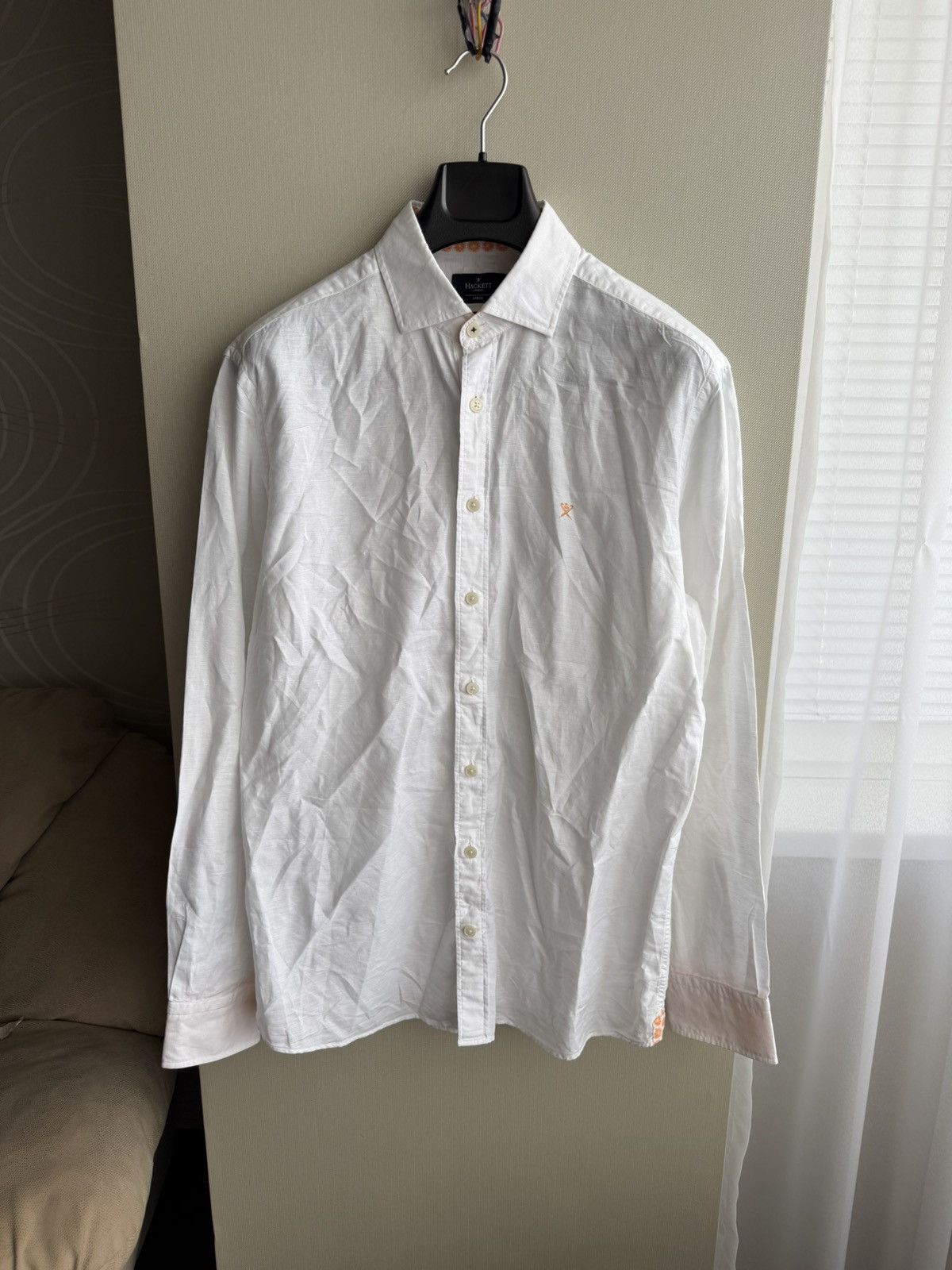 Hackett Hackett Linen Shirt Size L Size US L / EU 52-54 / 3 - 1 Thumbnail
