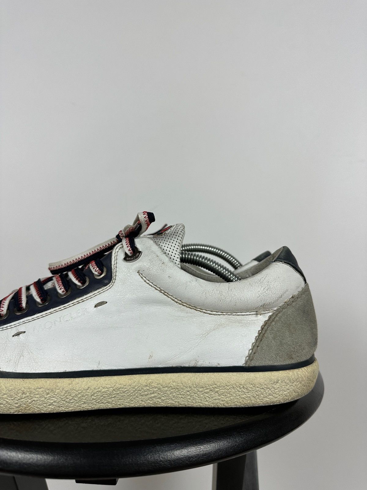 Moncler Moncler Academie Scarpa Leather Low Top Sneakers Size US 11 / EU 44 - 12 Thumbnail