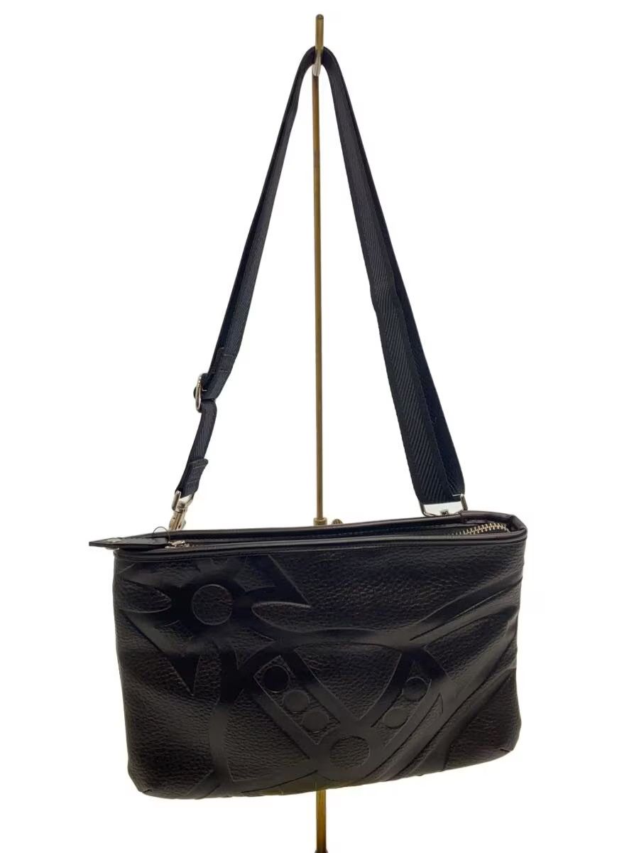 Vivienne Westwood Orb Embossed Leather Shoulder Bag Size ONE SIZE - 1 Thumbnail