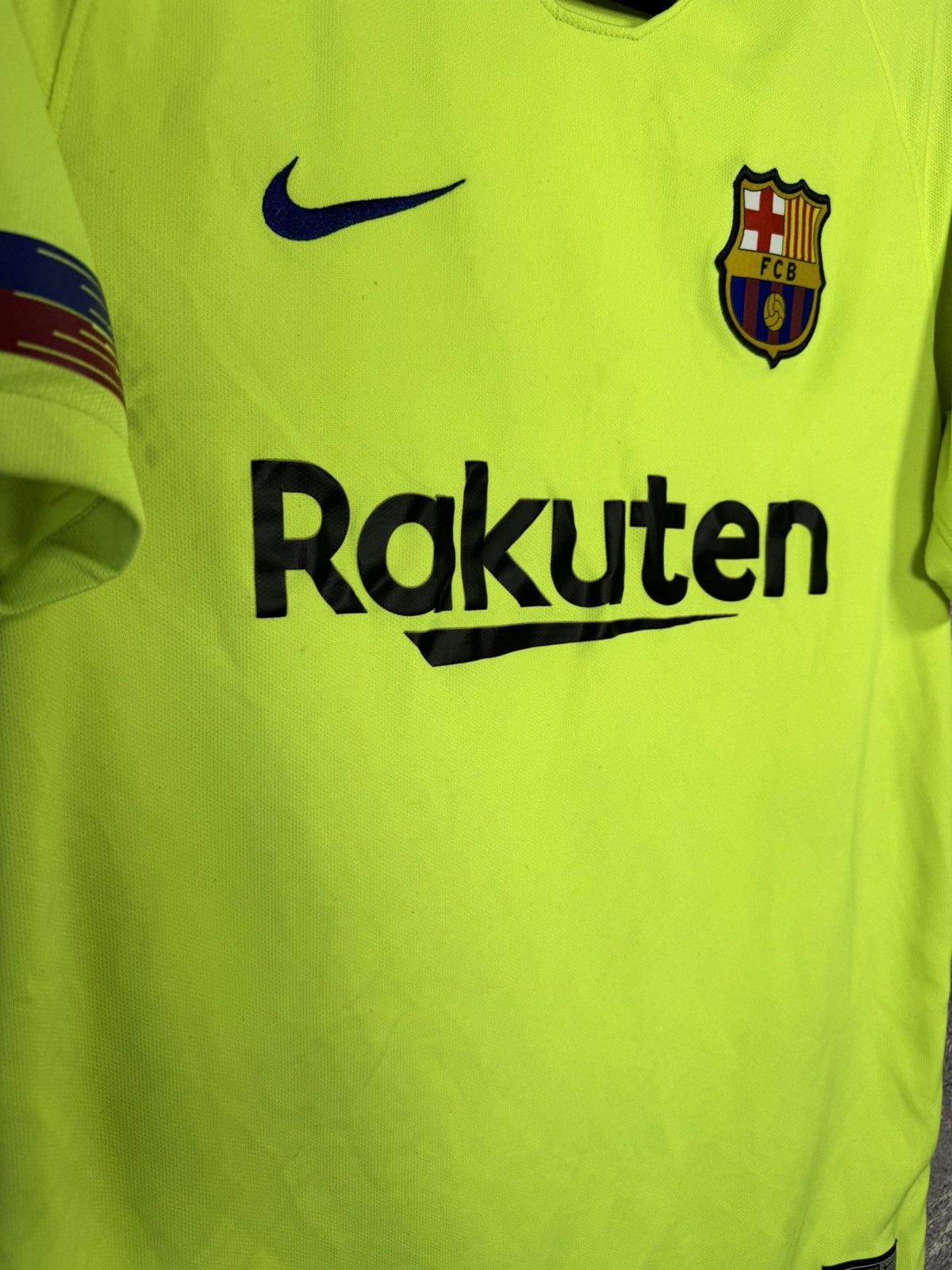 Nike Vintage FC Barcelona 2018/19 Away Nike Soccer Jersey Size US S / EU 44-46 / 1 - 6 Thumbnail