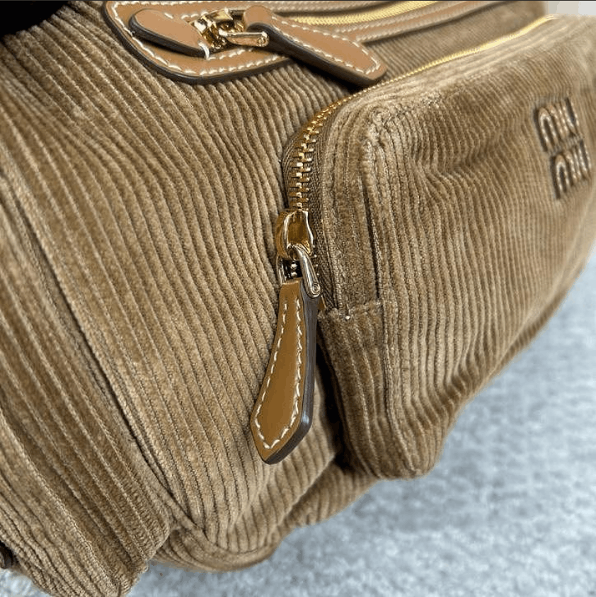 Miu Miu Miu Miu Corduroy Vintage Pocket Handbag Size ONE SIZE - 17 Thumbnail