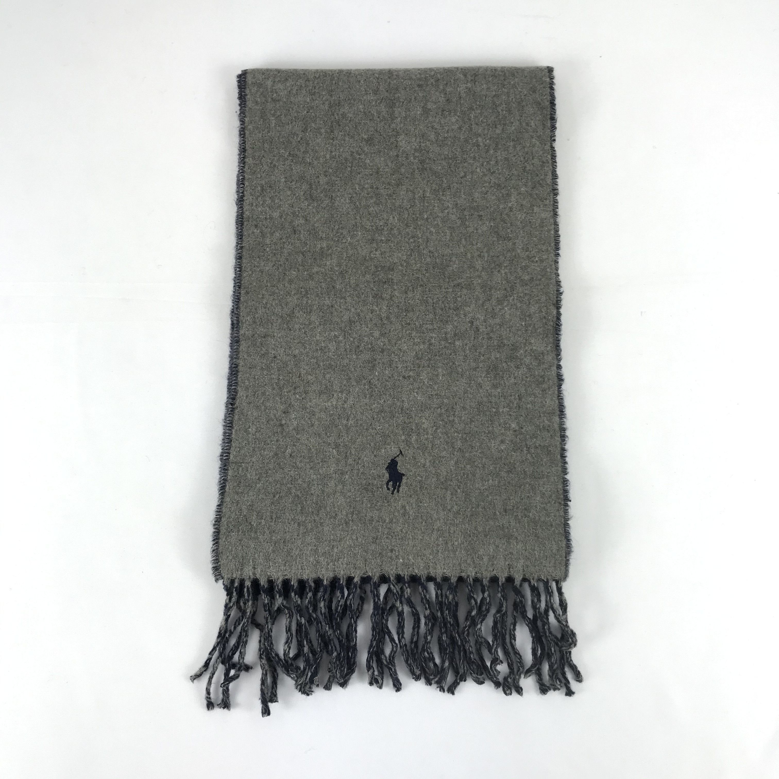 Polo Ralph Lauren Vintage Polo Ralph Lauren Scarf Fringe Muffler Wool. Size ONE SIZE - 4 Thumbnail