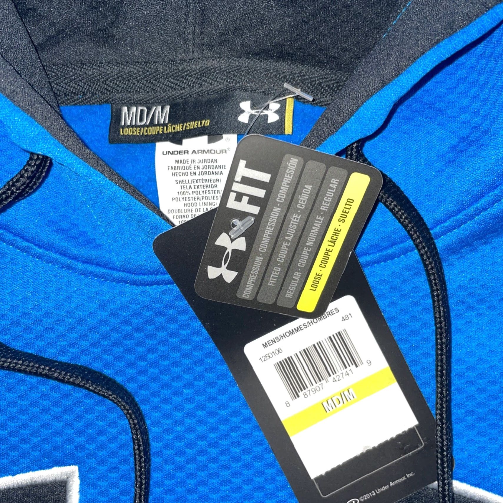Under Armour Under Armour Hoodie Pullover Blue Mens M NWT Size US M / EU 48-50 / 2 - 3 Thumbnail