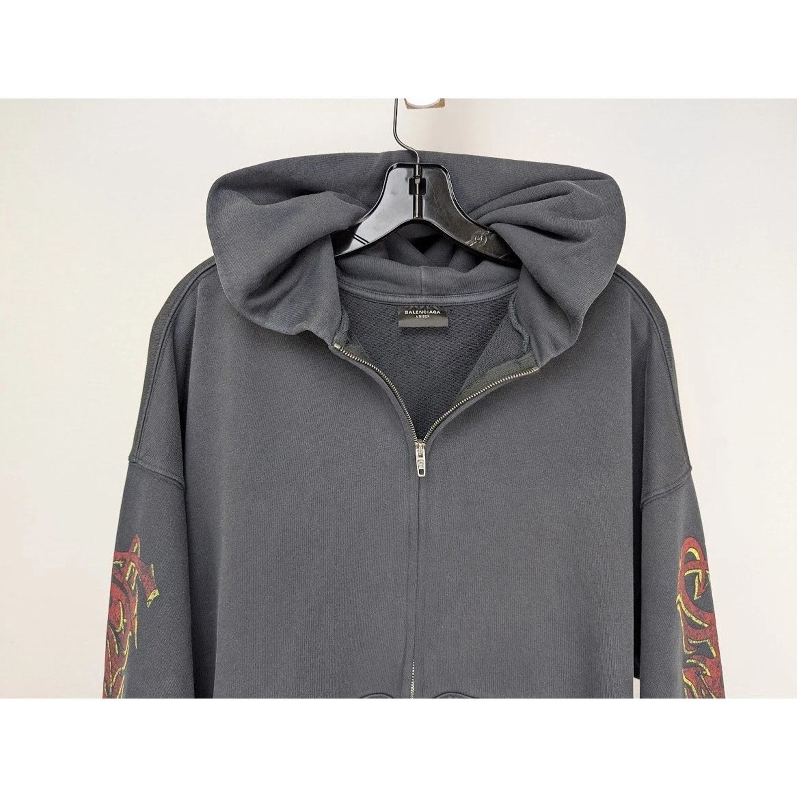 Balenciaga o1rshd1 Offshore Hoodie in Black Size US M / EU 48-50 / 2 - 5 Thumbnail