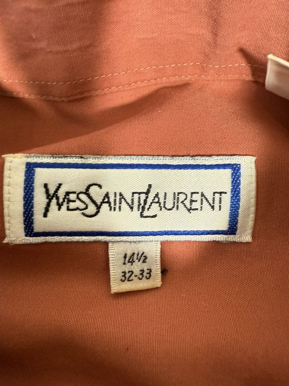 Yves Saint Laurent Vintage Yves Saint Laurent Faded Red Button Up Shirt Size US S / EU 44-46 / 1 - 6 Thumbnail