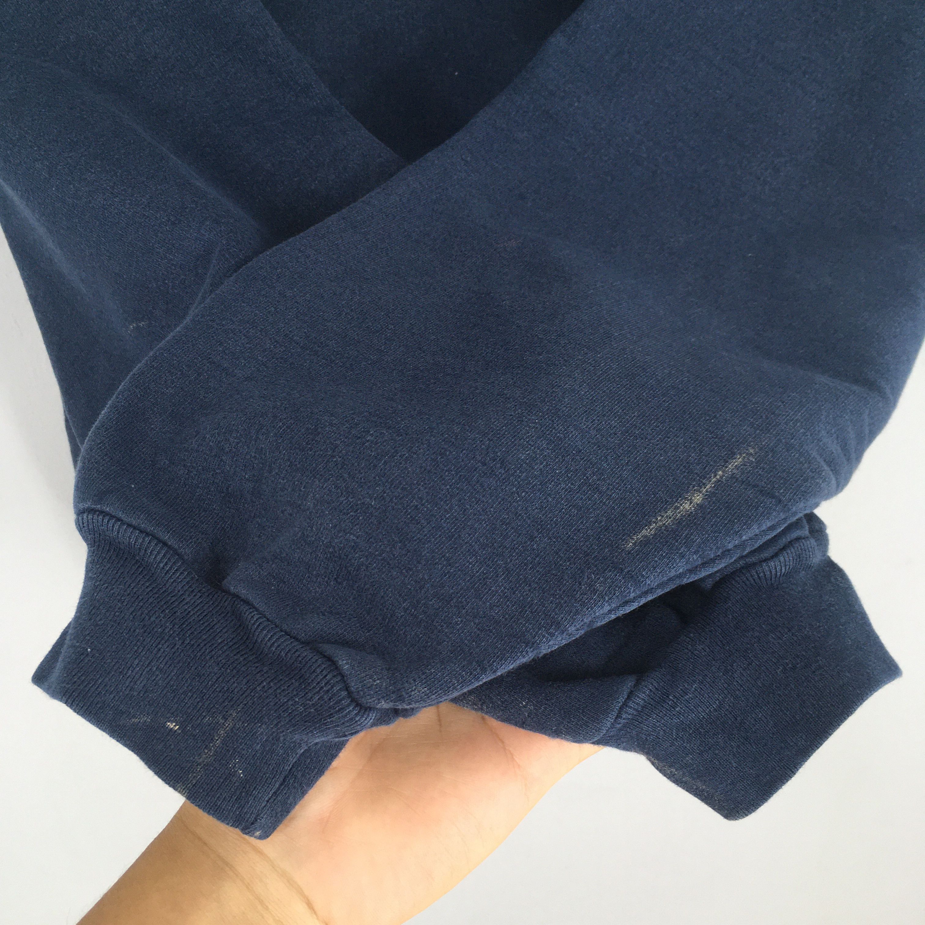 Timberland × Vintage Vintage 90s Timberland Weathergear Blue Sweatshirt Medium Size US M / EU 48-50 / 2 - 4 Thumbnail