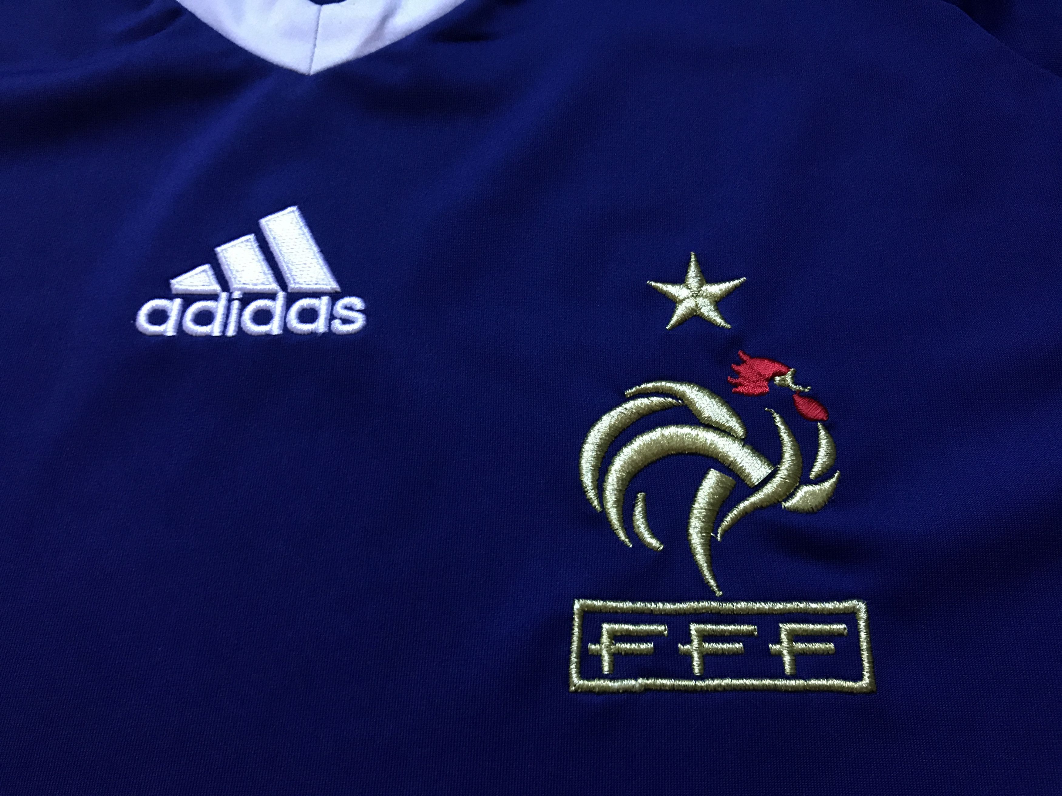 Adidas Vintage Adidas France Home Football Jersey 2009-2010 Size US S / EU 44-46 / 1 - 4 Thumbnail