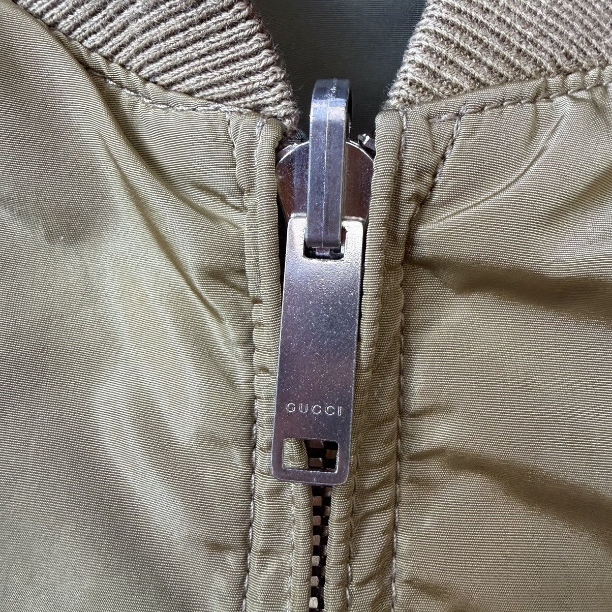 Gucci Gucci - Tom Ford - Reversible Nylon Military Bomber Jacket Size US L / EU 52-54 / 3 - 6 Thumbnail