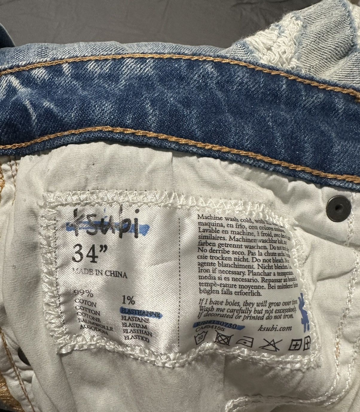 Ksubi Ksubi Jeans Size US 34 / EU 50 - 5 Thumbnail