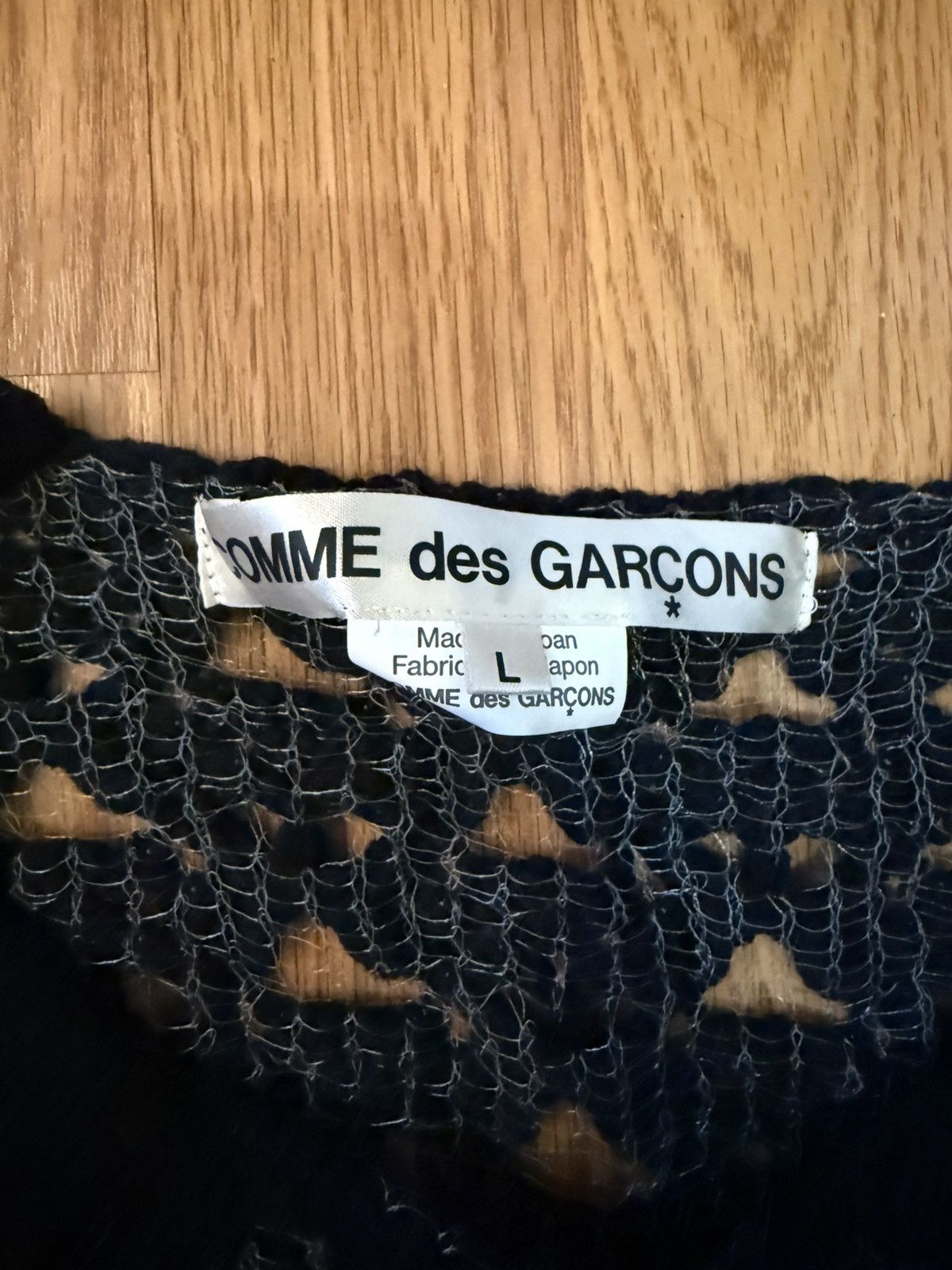 Comme des Garcons COMME des GARCONS crochet knit sweater Size US L / EU 52-54 / 3 - 3 Thumbnail